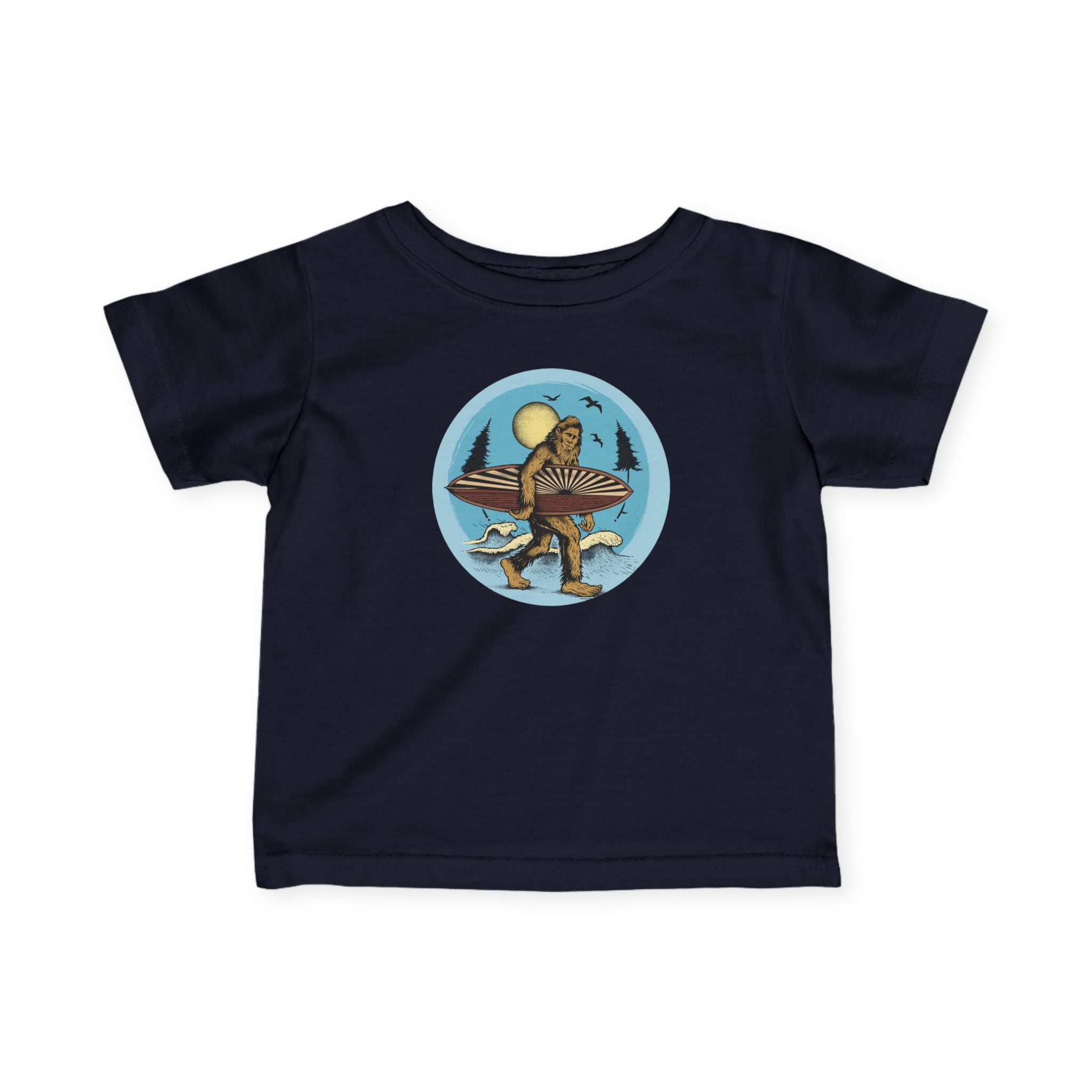 Ventana Surfsquatch by Thiago Bianchini infant cotton t-shirt image 13