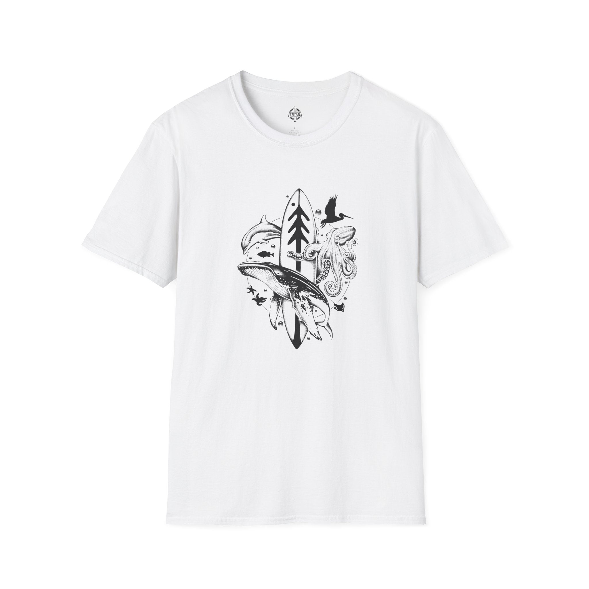 Ventana Monterey Bay by Thiago Bianchini cotton t-shirt image 12
