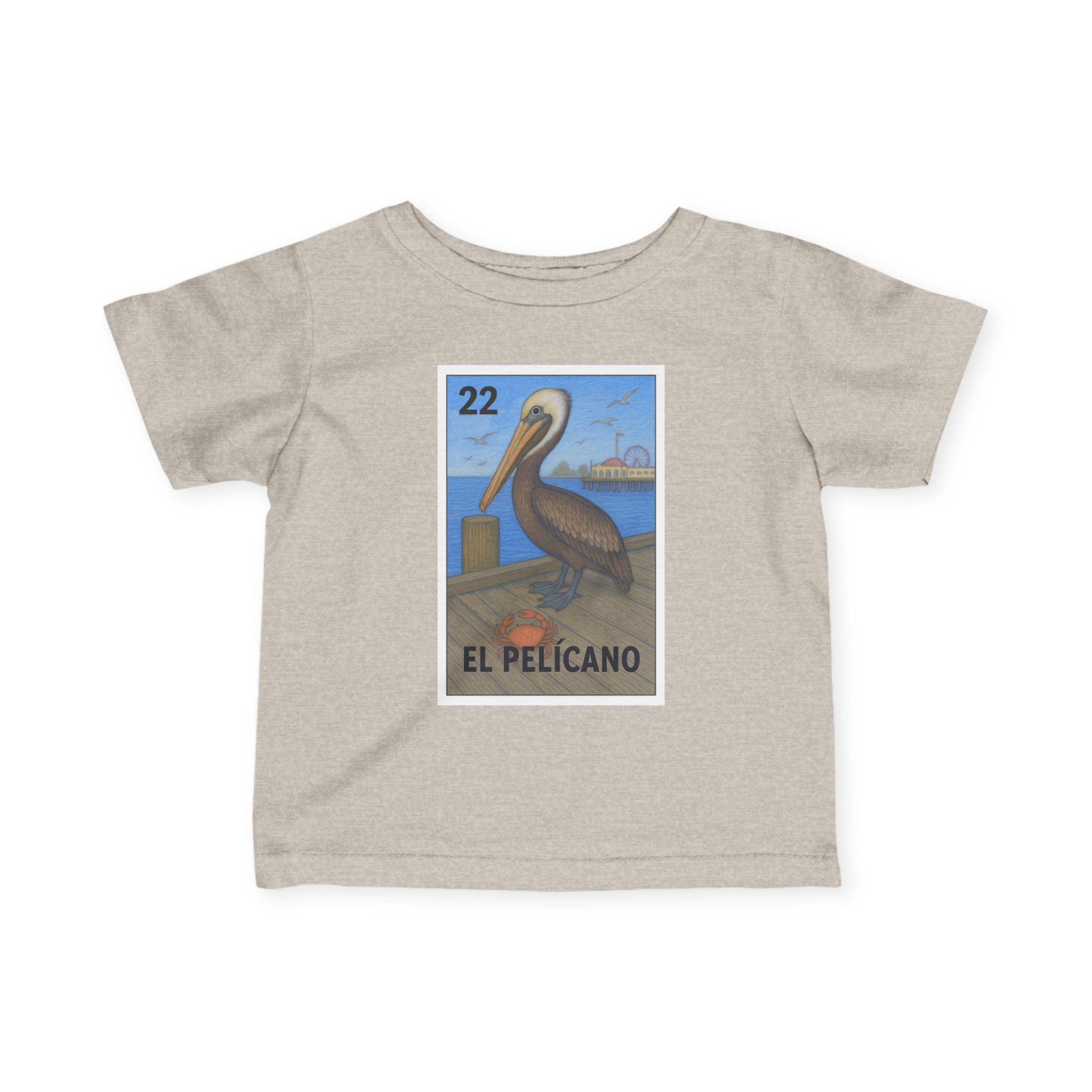 Pelican Loteria infant cotton t-shirt product image 4