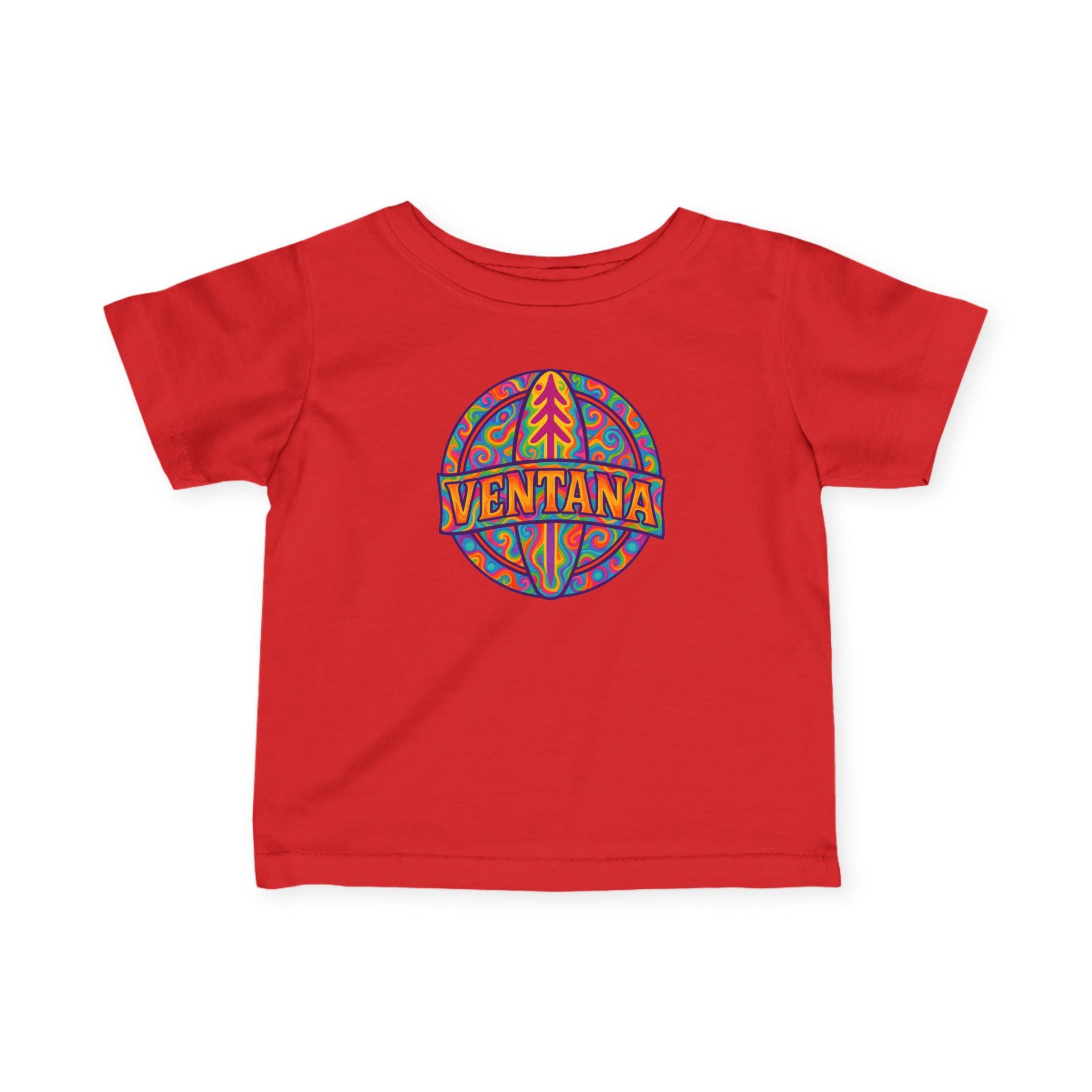 Ventana Psychedelic Treefish Logo infant cotton t-shirt image 18