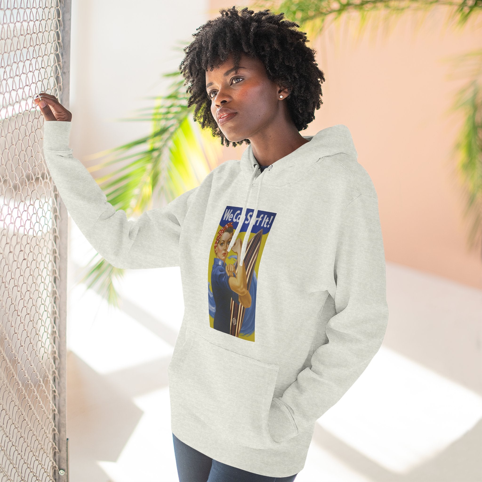 Rosie the Surfer Fleece Hoodie