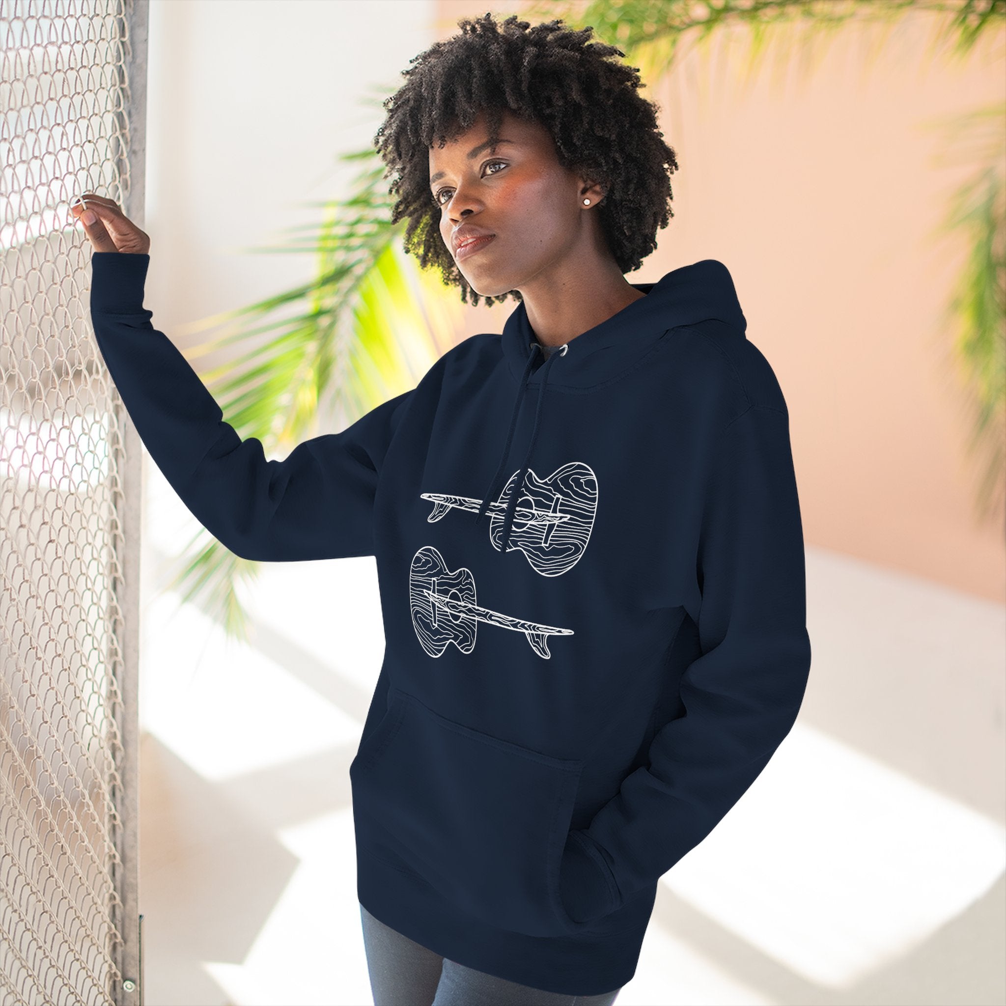 Ventana Santa Cruz Guitar Collab fleece hoodie image 10