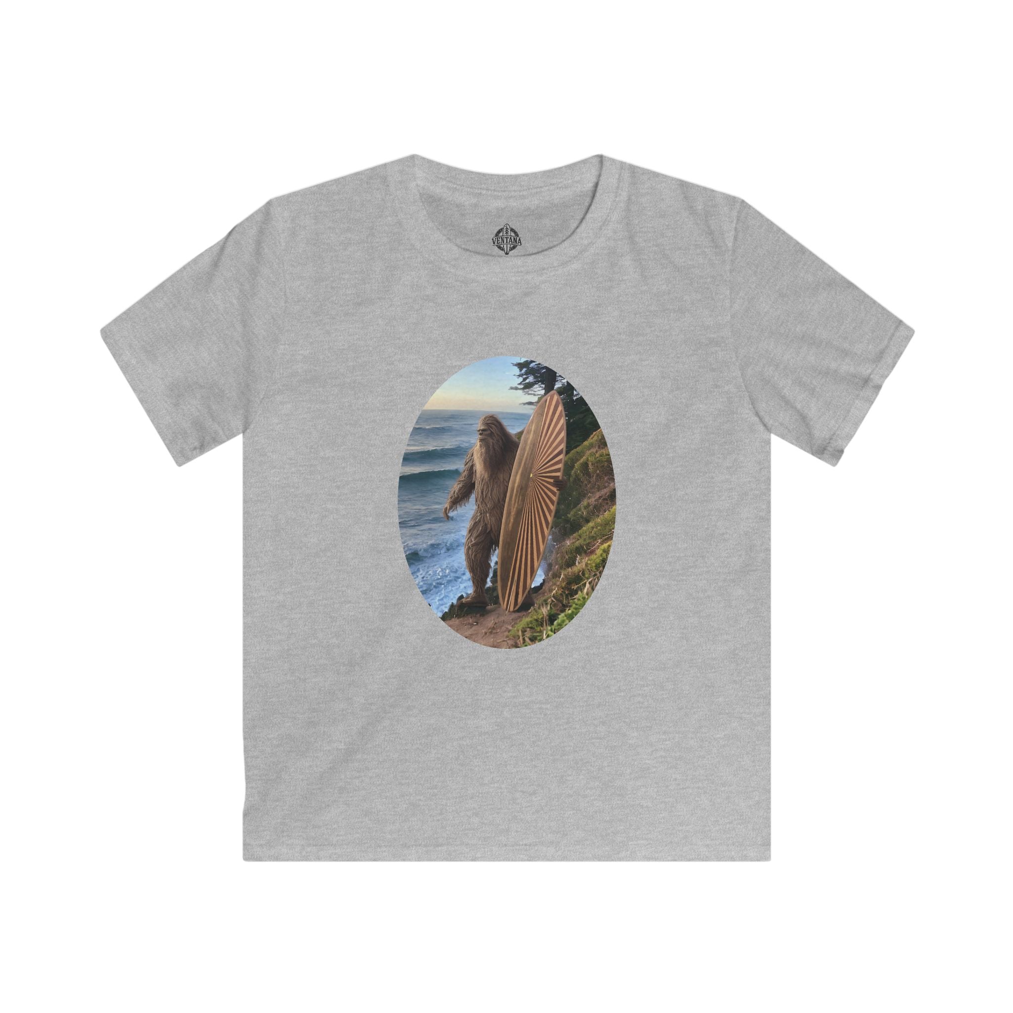 Ventana Real Surfsquatch kids soft style t-shirt image 6
