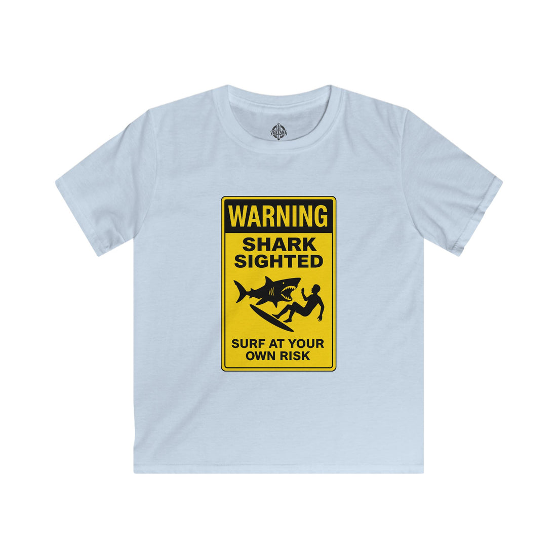 Shark Sighted kids soft style t-shirt image 2