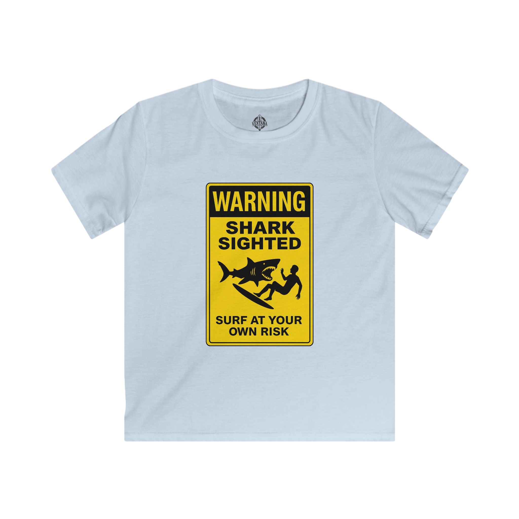 Shark Sighted kids soft style t-shirt image 2