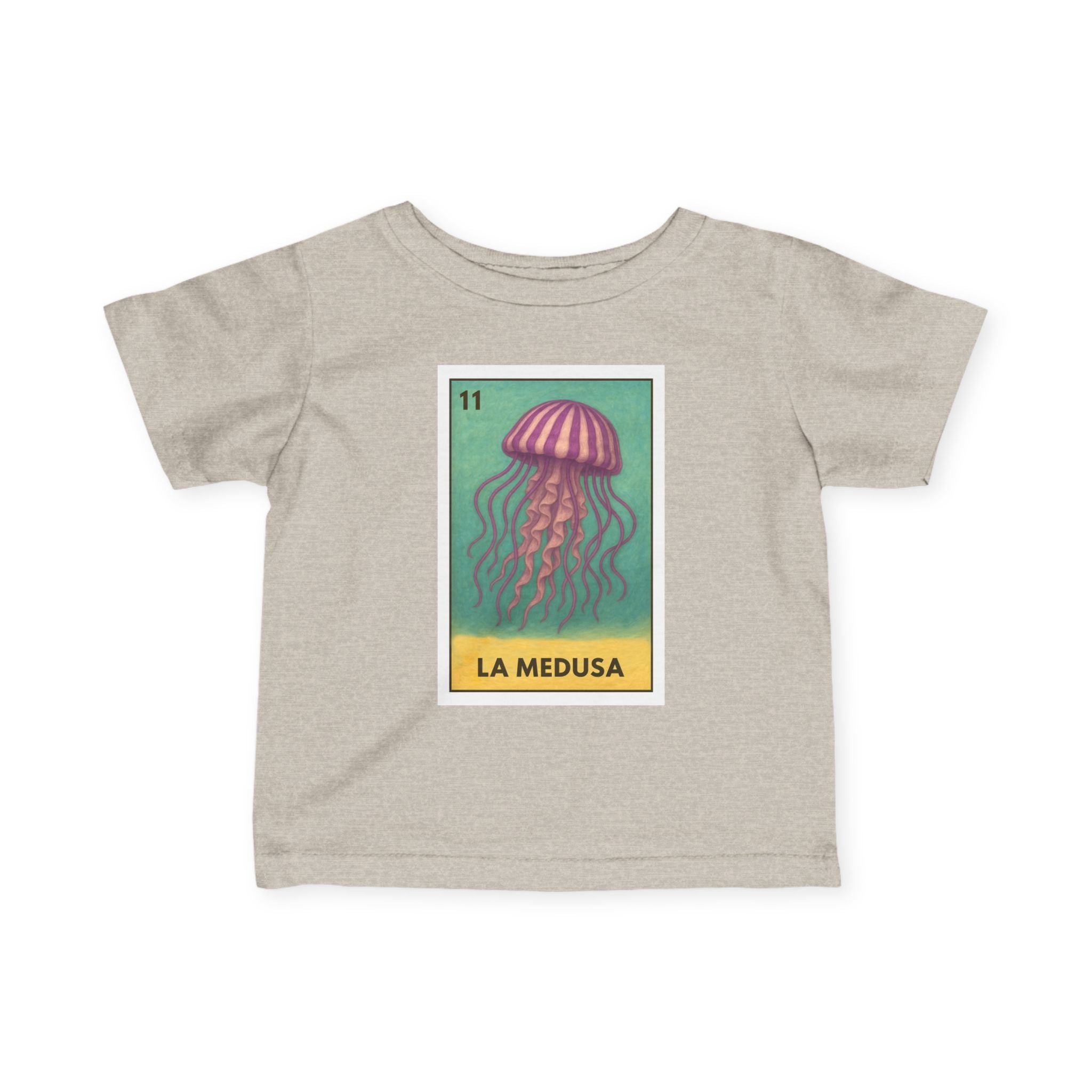 Sea Jelly Lotería infant cotton t-shirt image 4