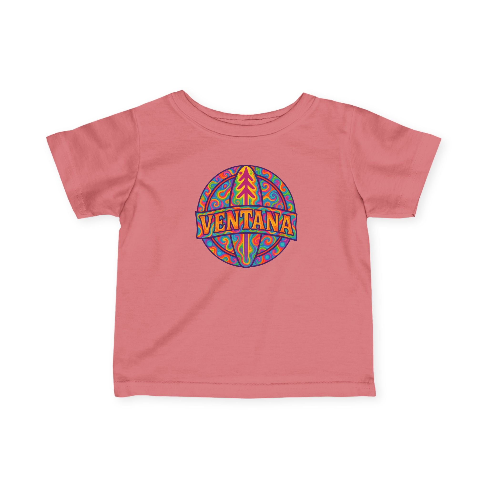 Ventana Psychedelic Treefish Logo infant cotton t-shirt image 19