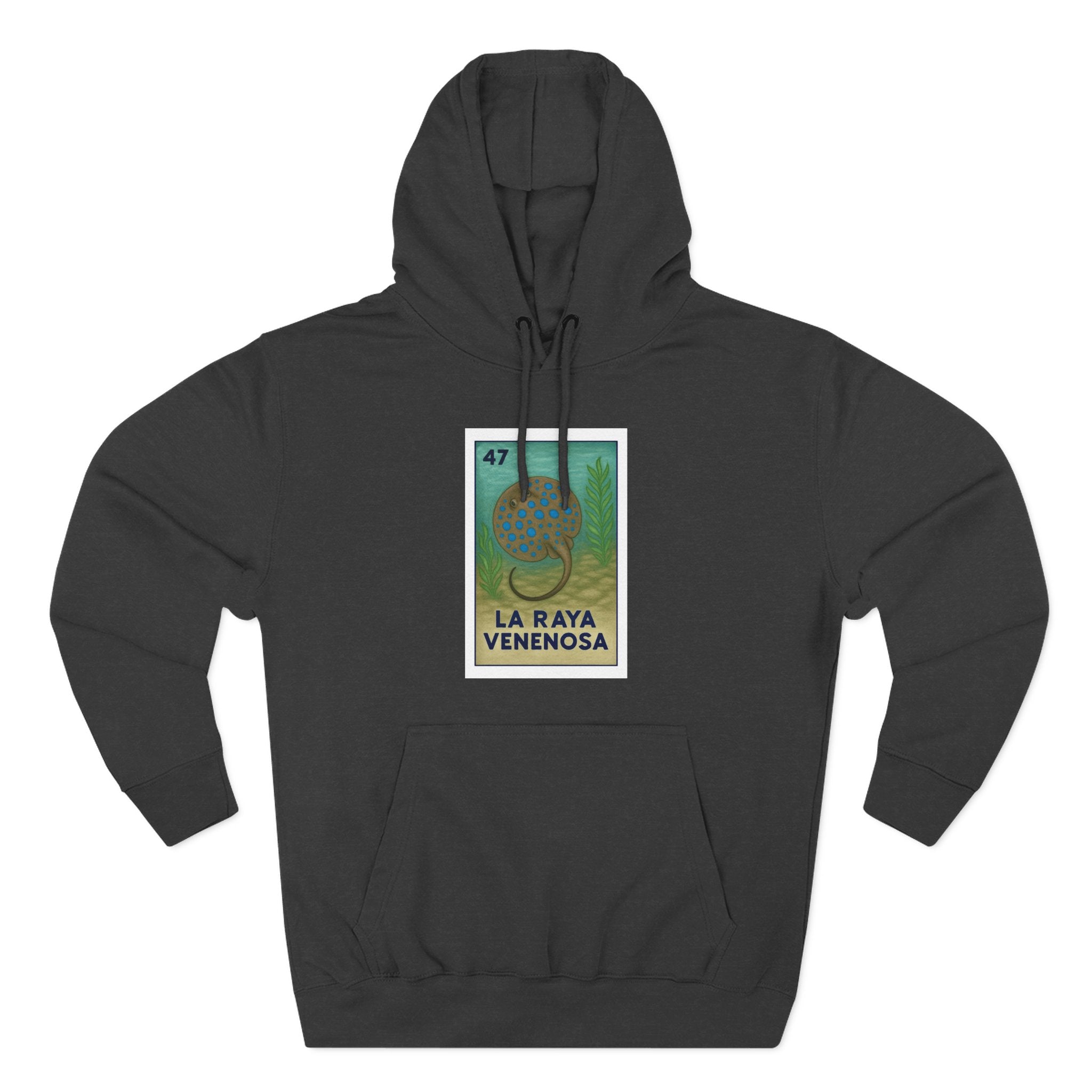 Stingray Lotería fleece hoodie image 3