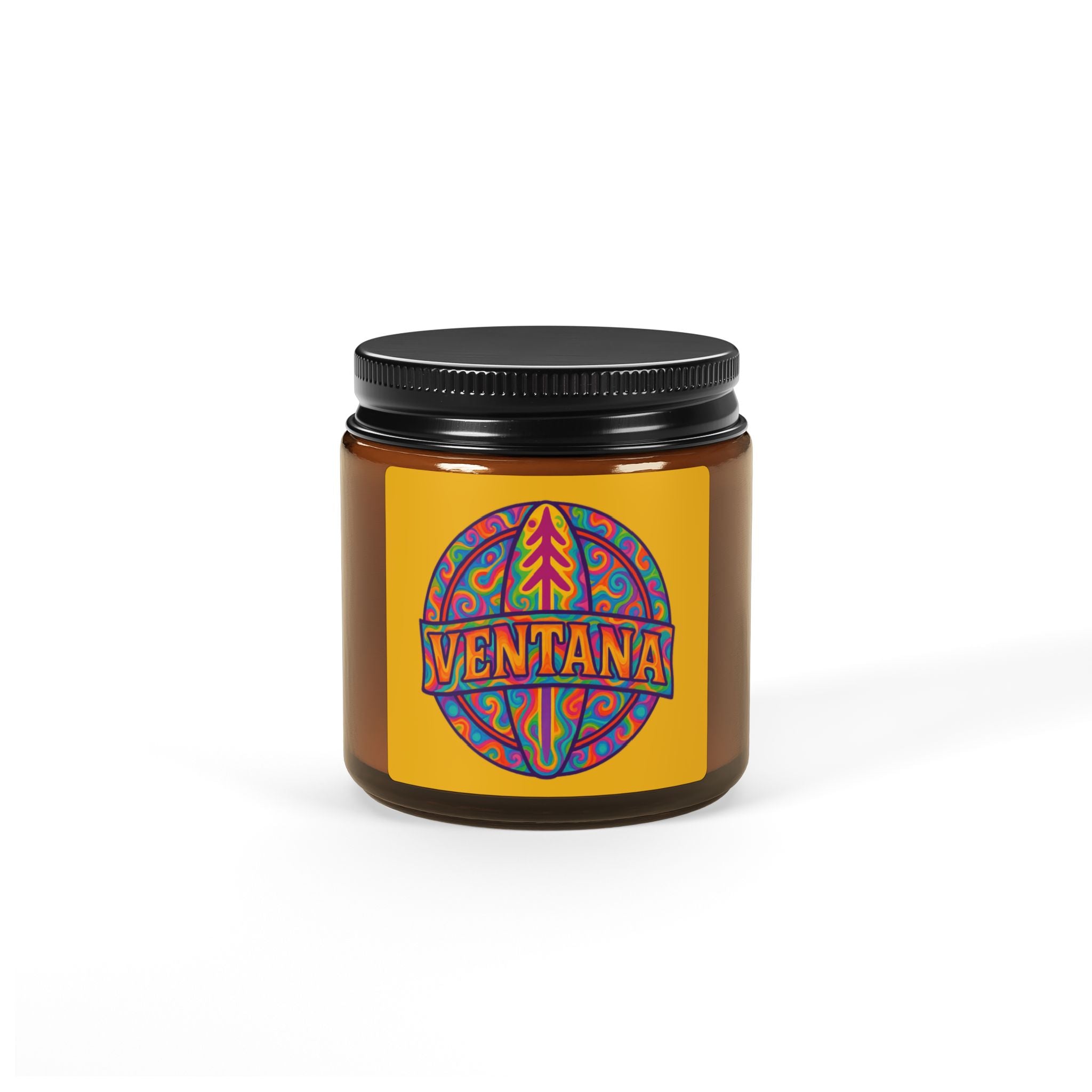 Ventana Psychedelic Treefish Logo - Scented Soy Candle