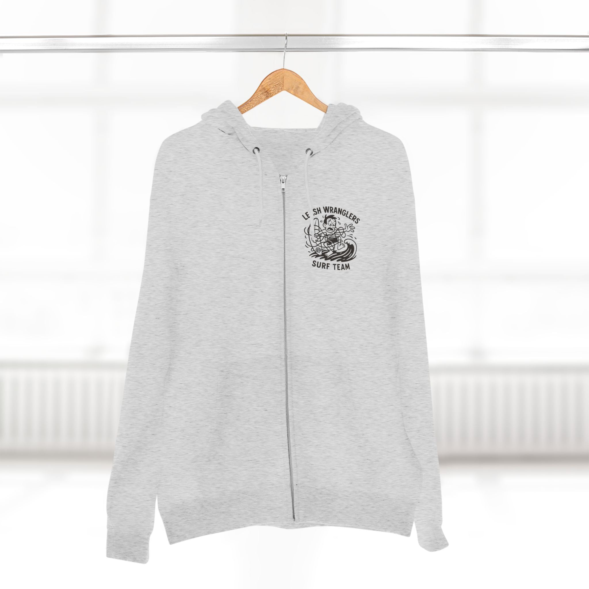 Leash Wranglers Surf Team zip fleece hoodie image 9