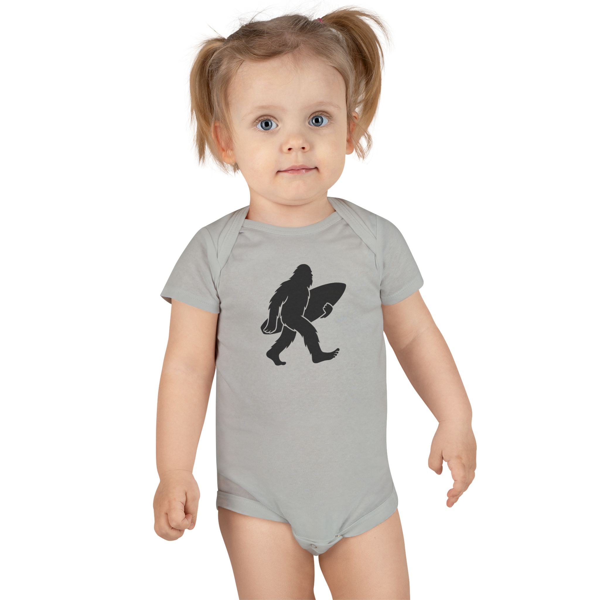 Ventana Surfsquatch baby cotton onesie image 10