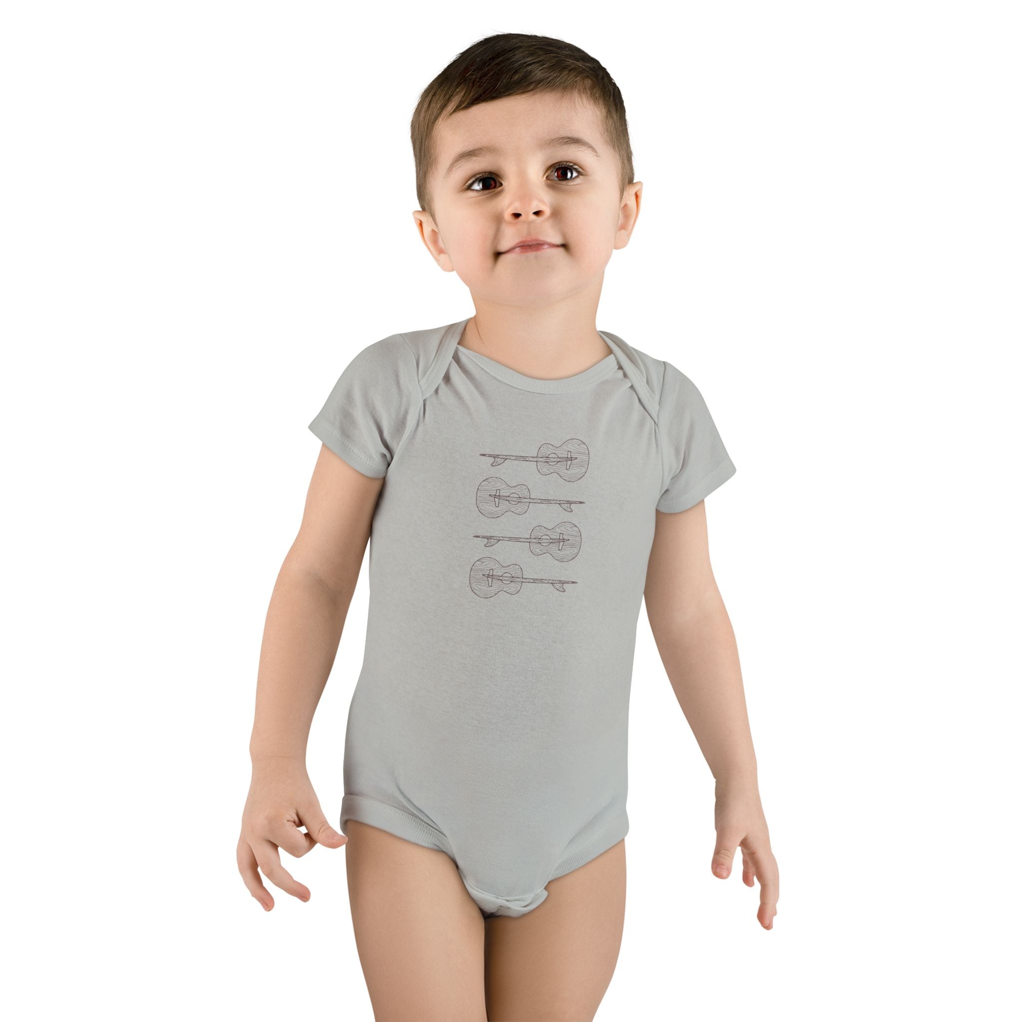 Ventana Santa Cruz Guitar Collab baby cotton onesie image 9
