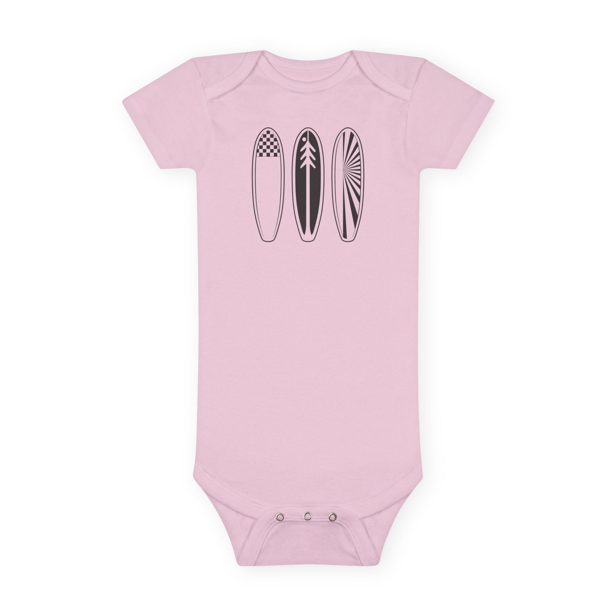 Ventana Three Board baby cotton onesie image 2