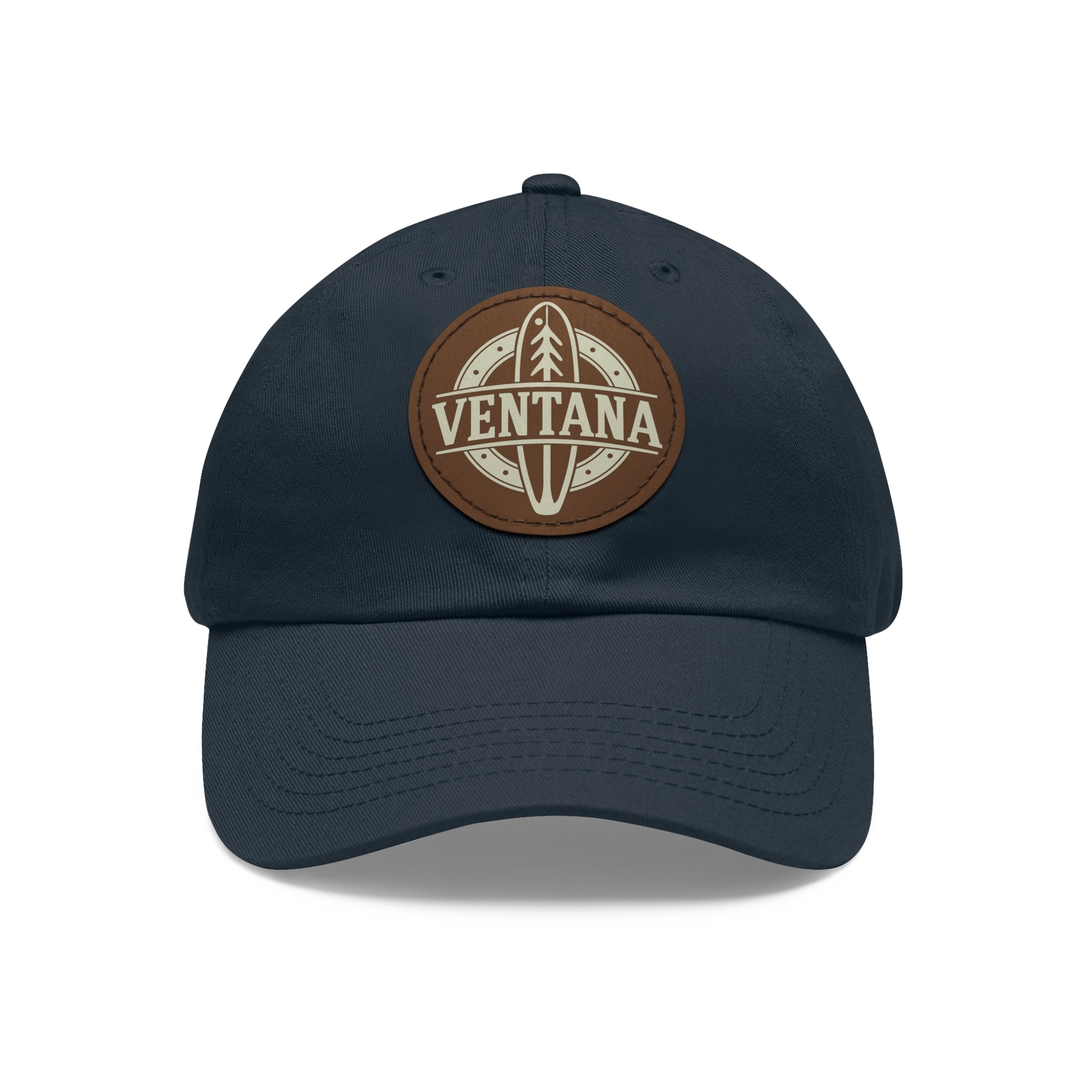 Ventana Treefish Logo Vegan Leather Patch Hat