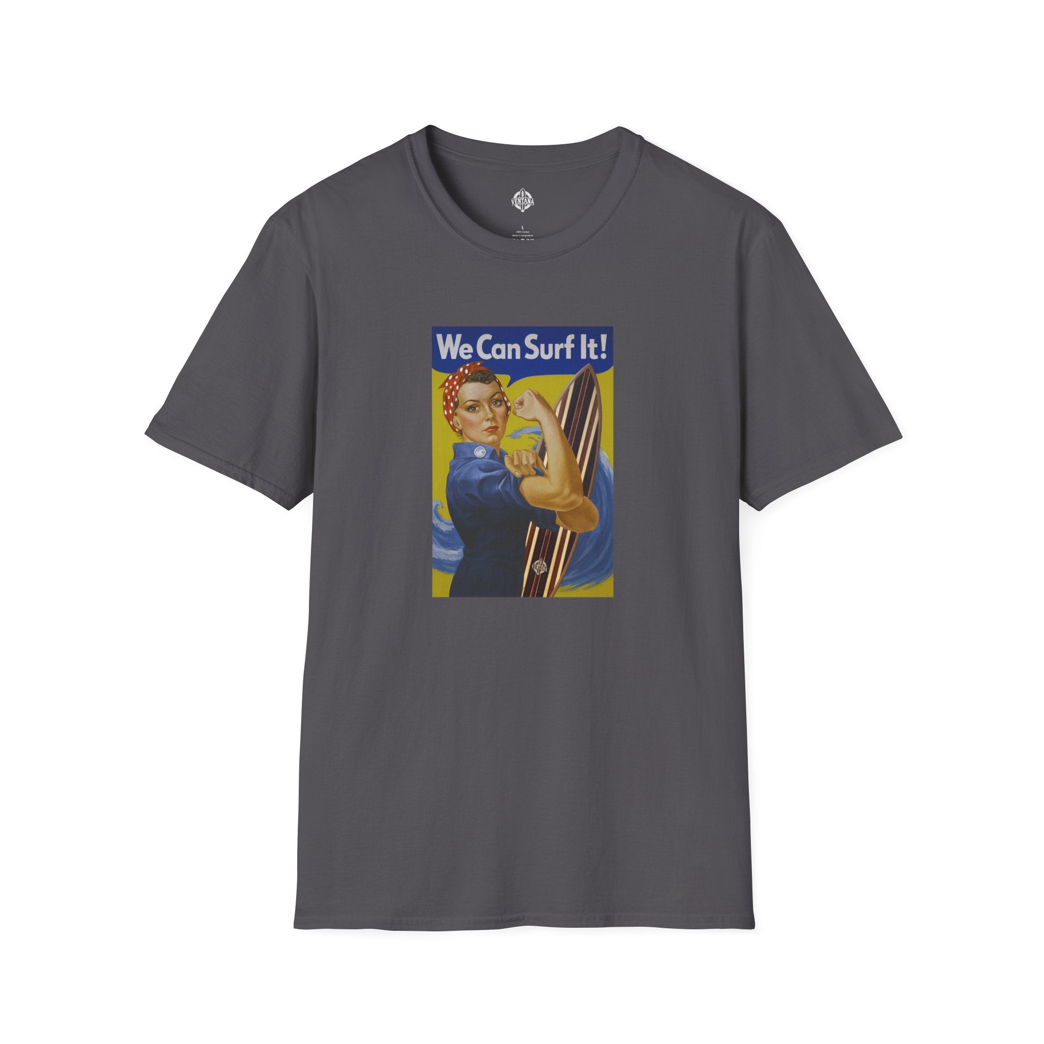Rosie the Surfer cotton t-shirt image 13