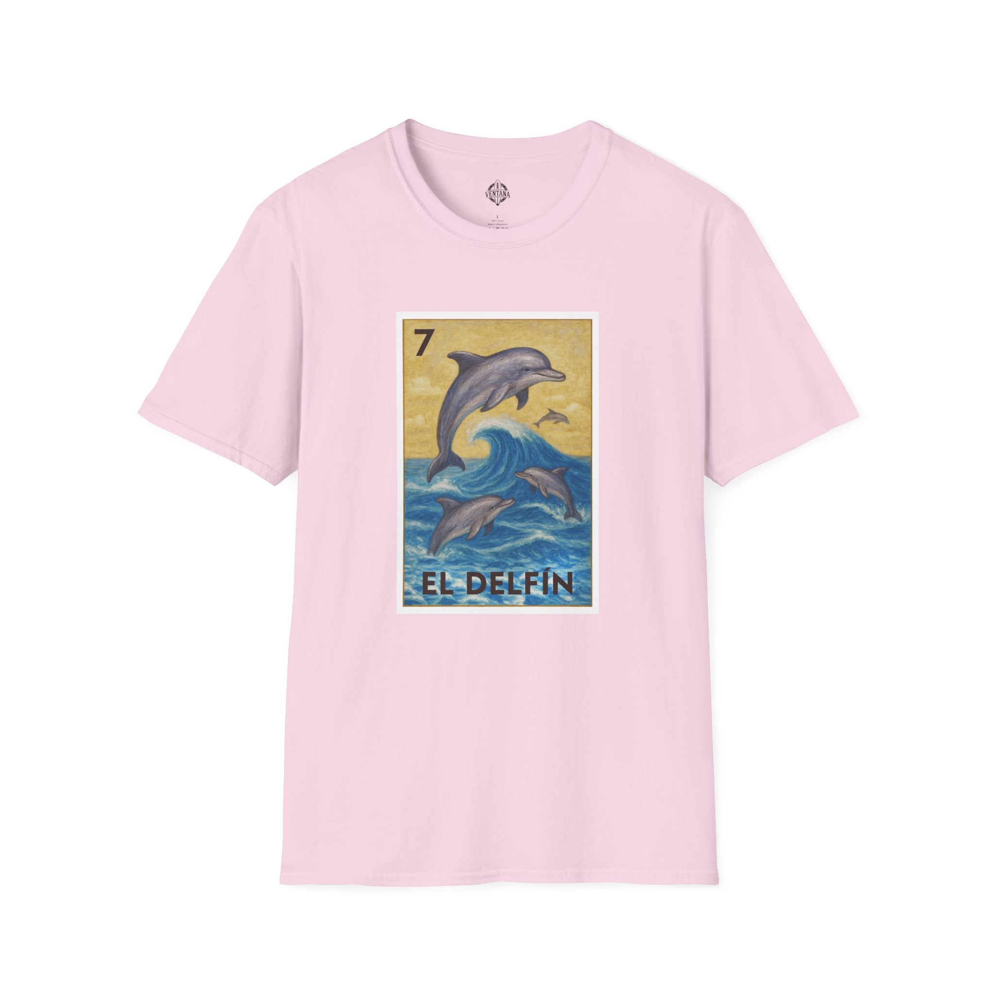 Dolphin Lotería cotton t-shirt image 15