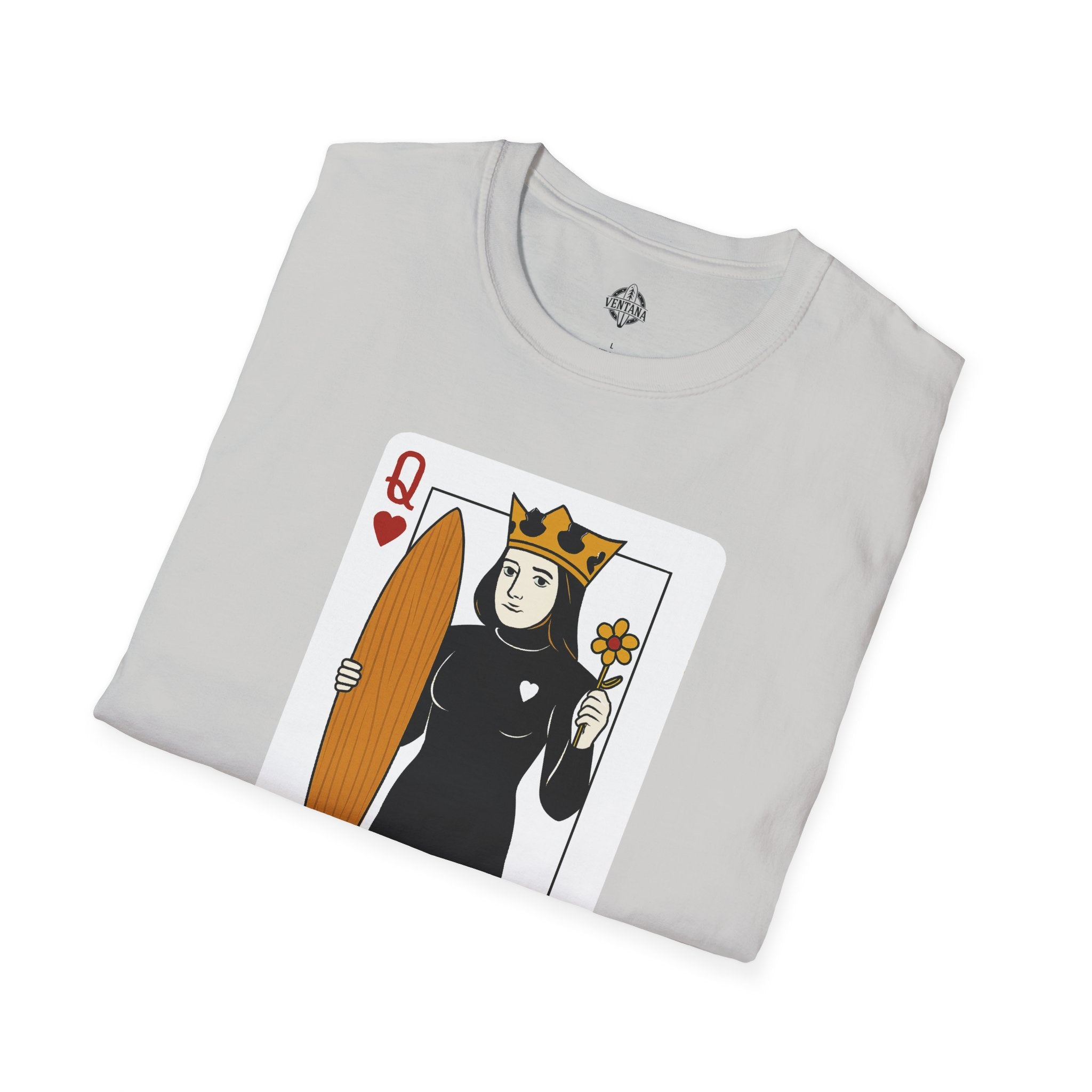 Queen of Hearts Surfer T-Shirt