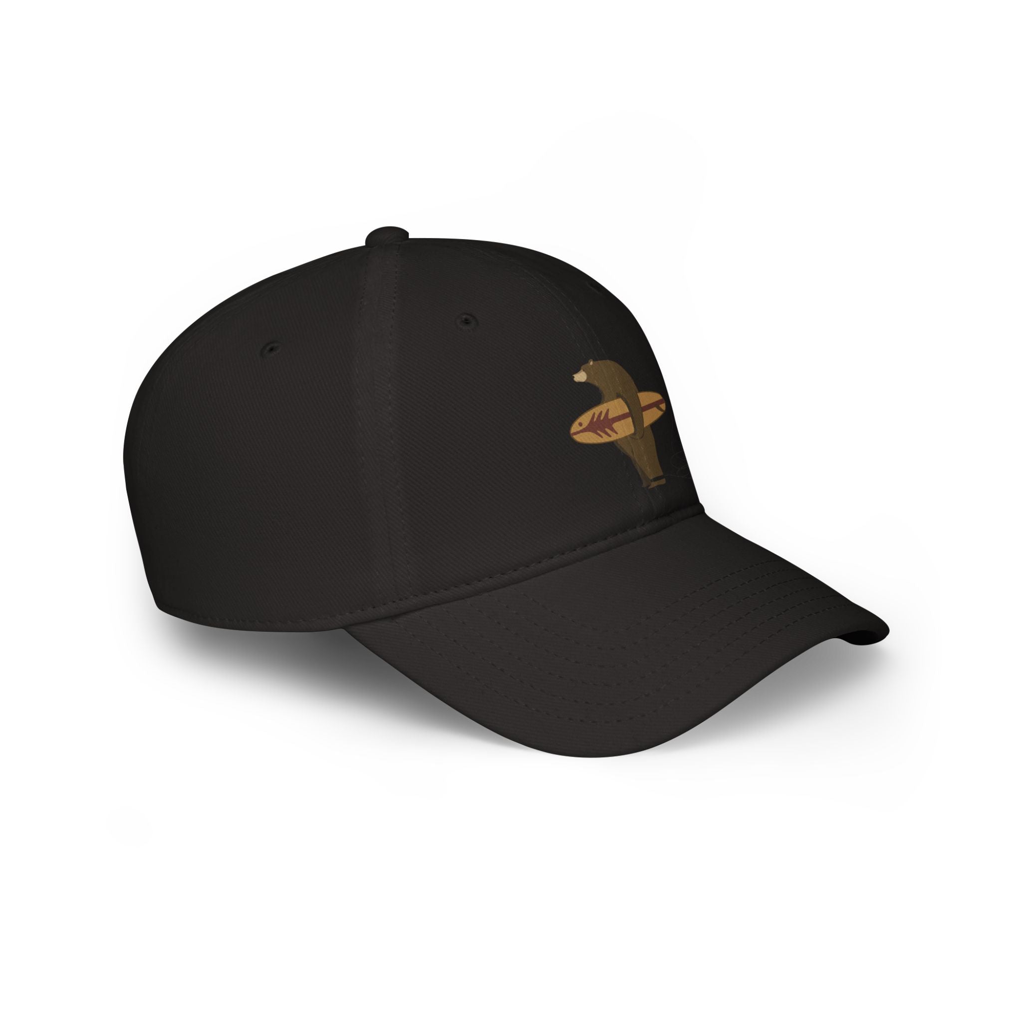 Surfing Grizzly Bear by Fabian Lavater baseball cap image 13