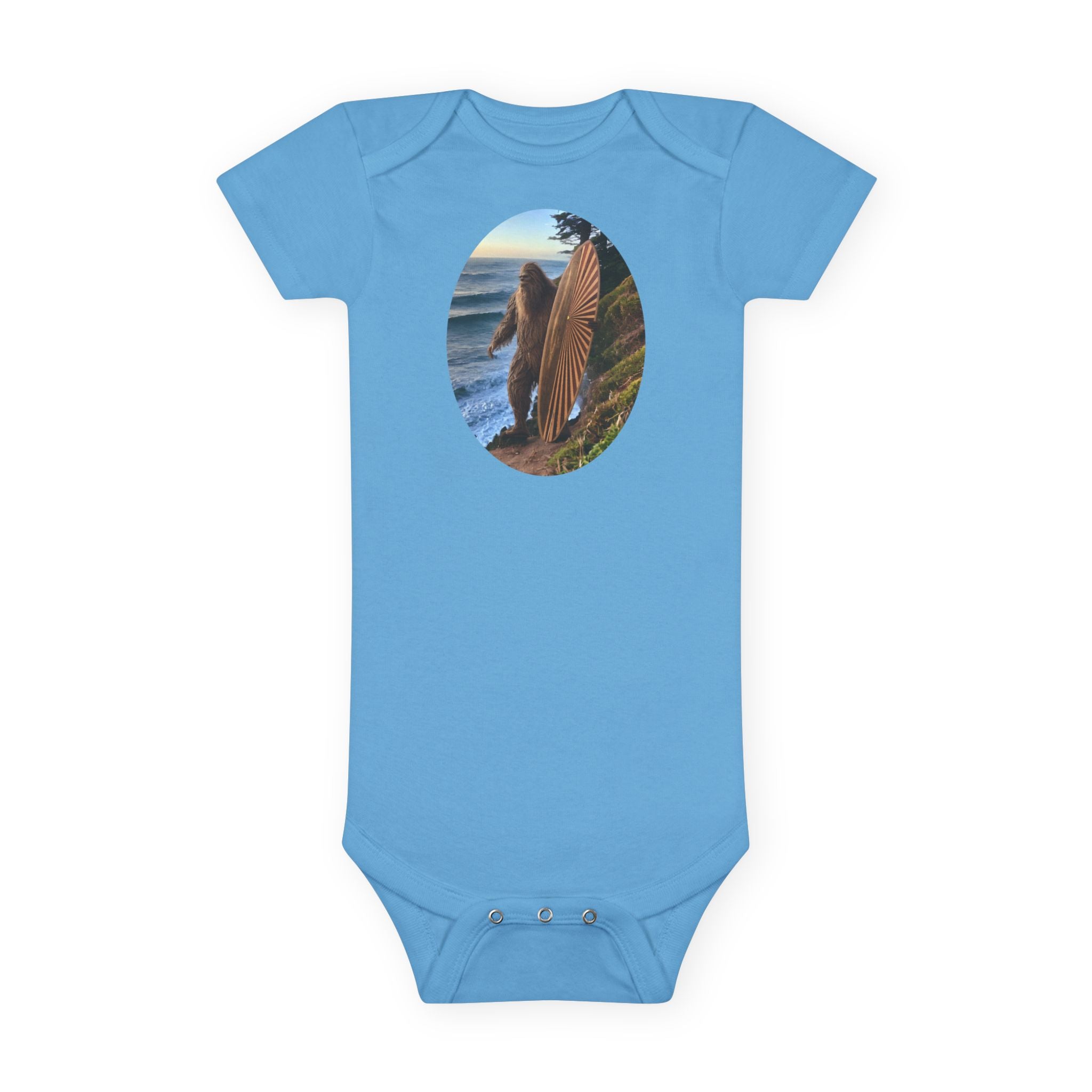 Ventana Real Surfsquatch baby cotton onesie image 1