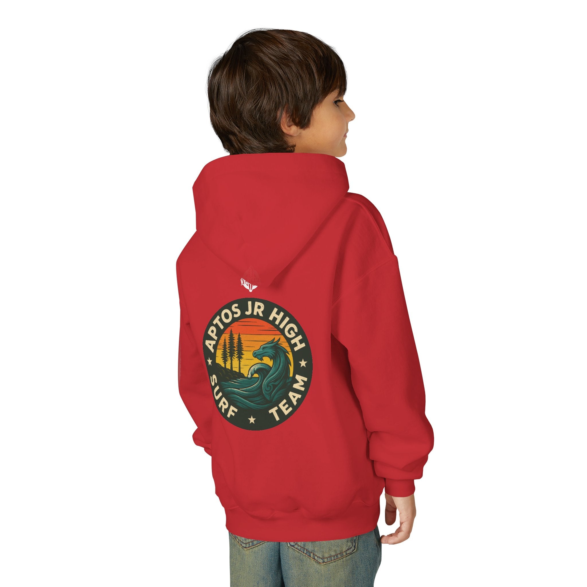 Aptos Jr High Surf Team Youth Pull-Over Hoodie - Heavy Blend Sweatshirt