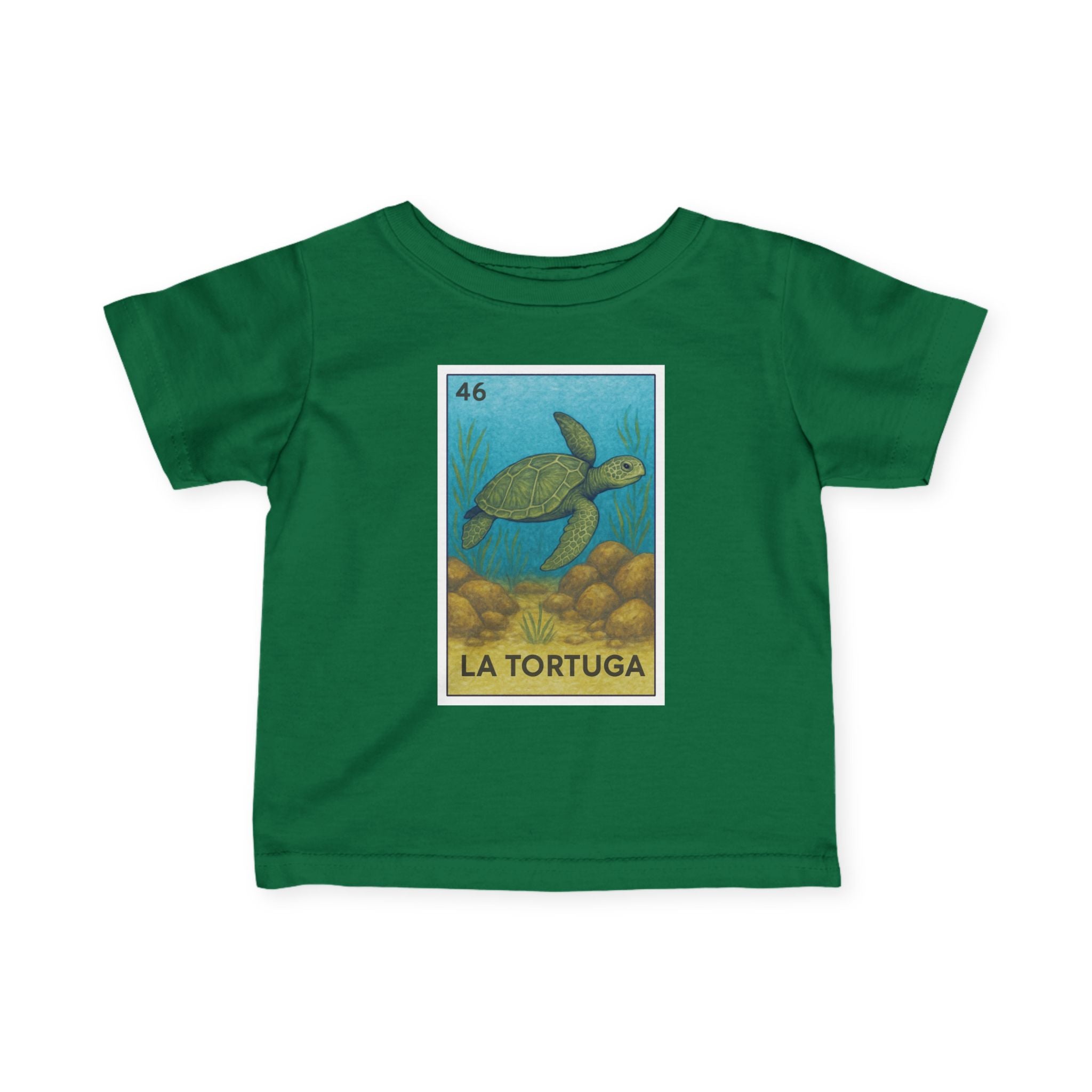 Turtle Lotería - Infant 100% Cotton T-Shirt (La Tortuga)
