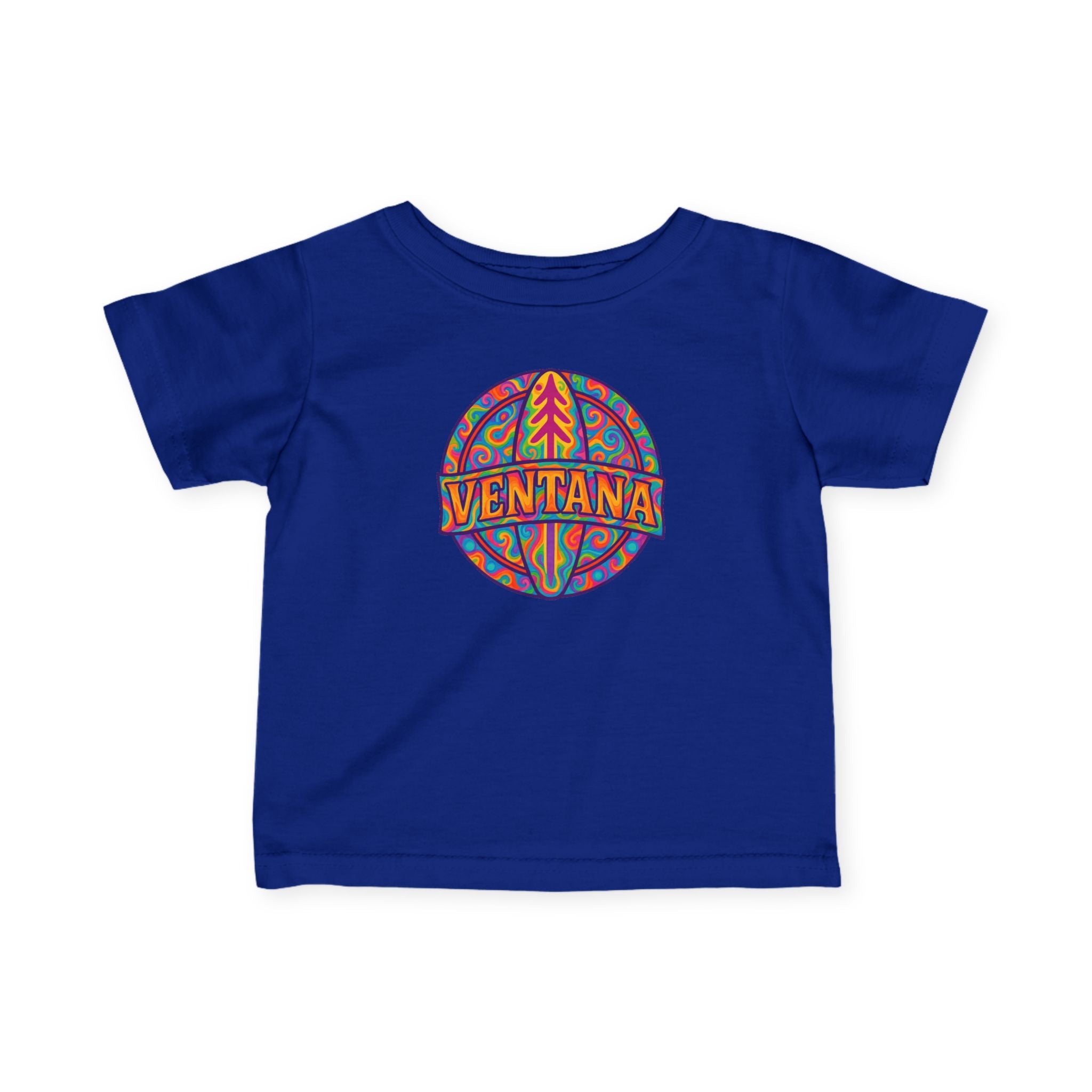 Ventana Psychedelic Treefish Logo infant cotton t-shirt image 12