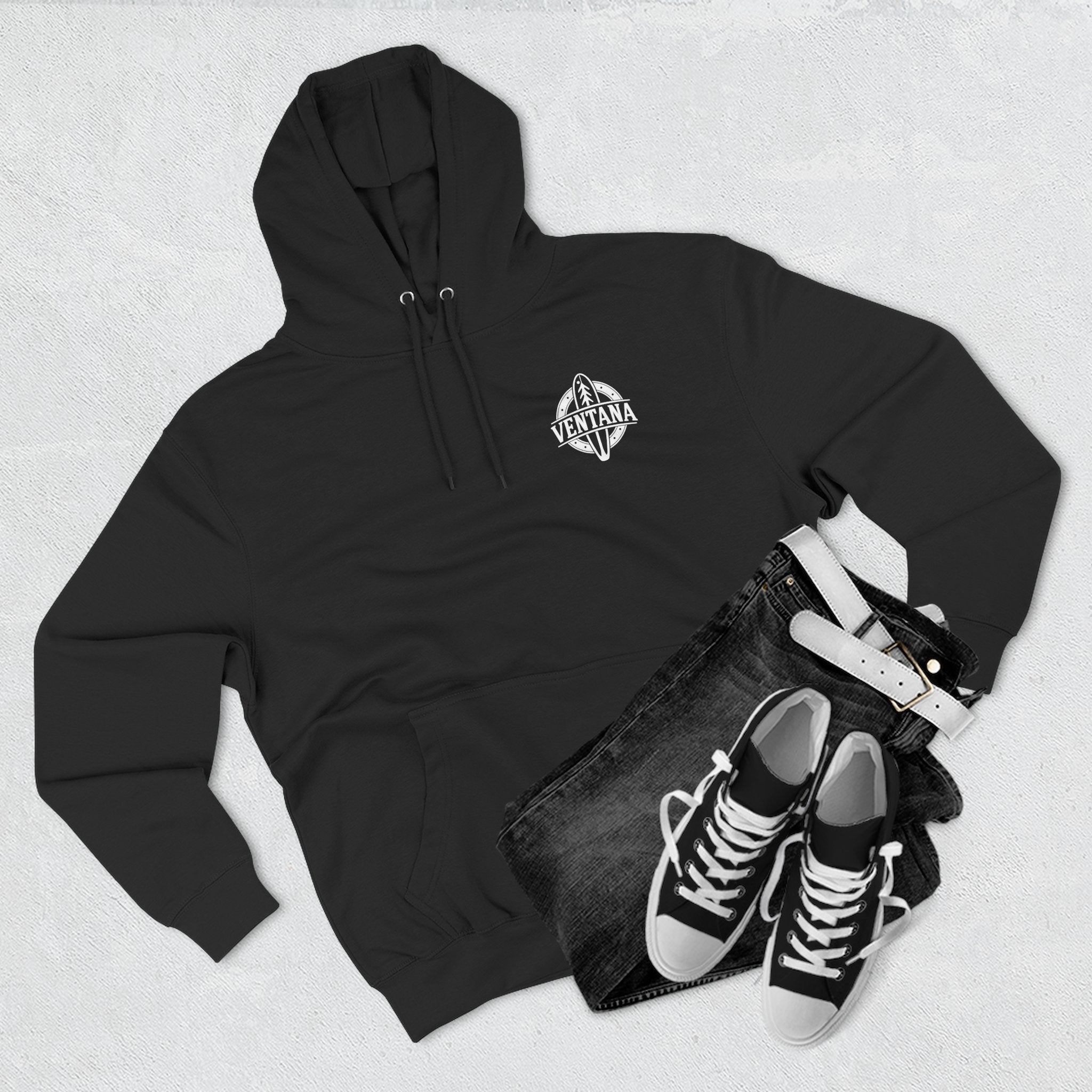 Whale Lotería Fleece Hoodie