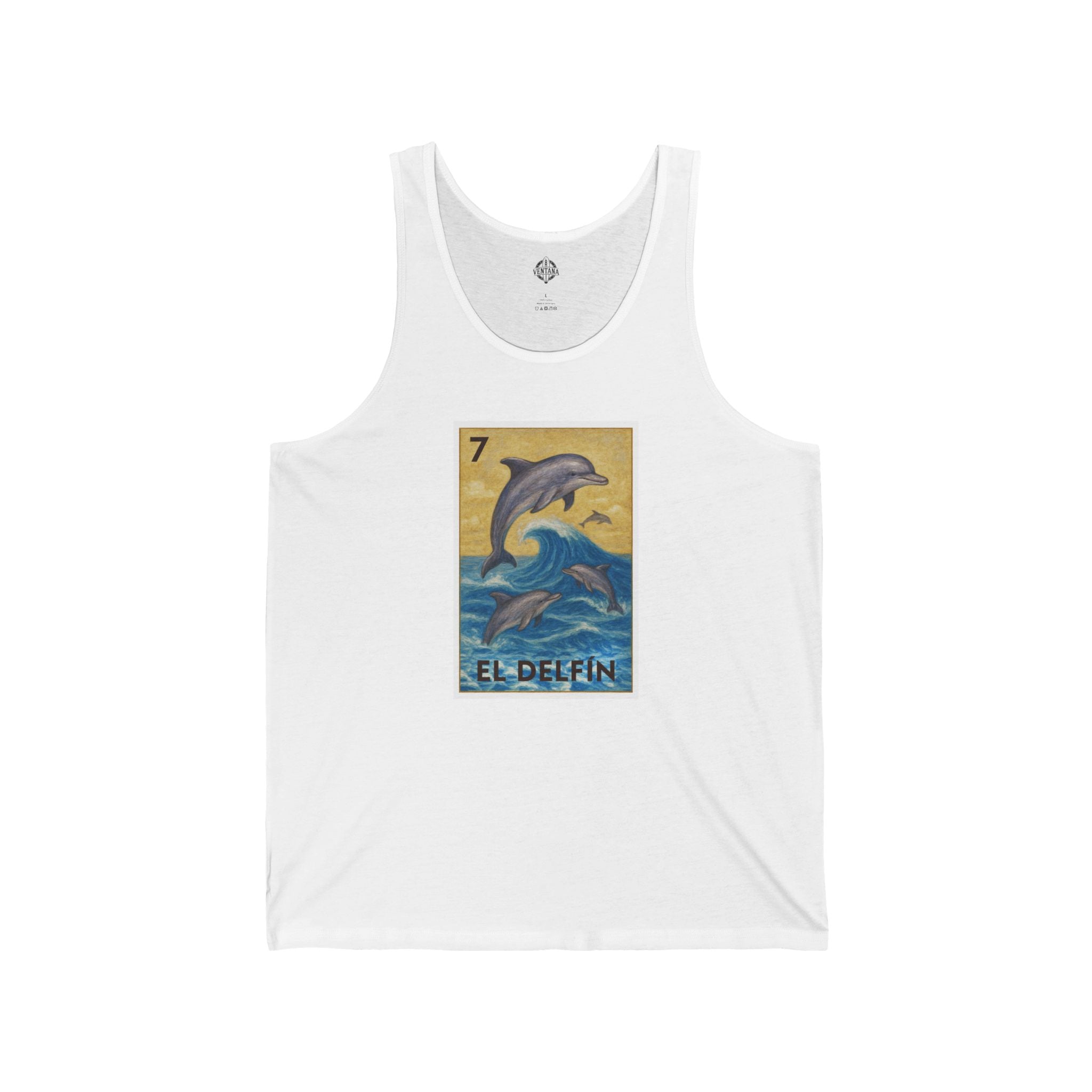 Dolphin Loteria tank top image 4