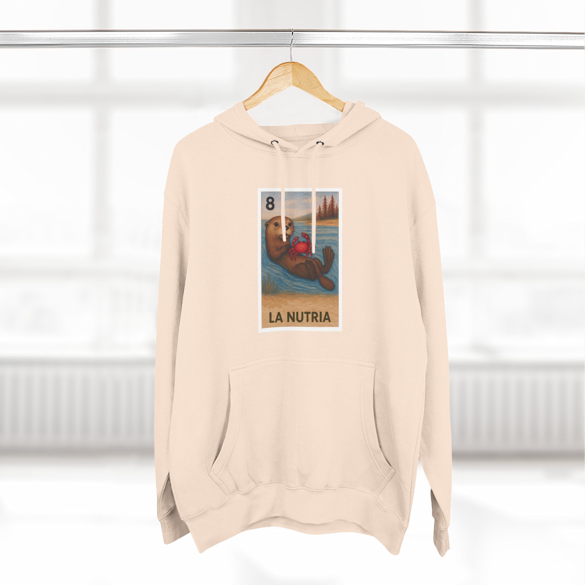 Sea Otter Lotería Fleece Hoodie