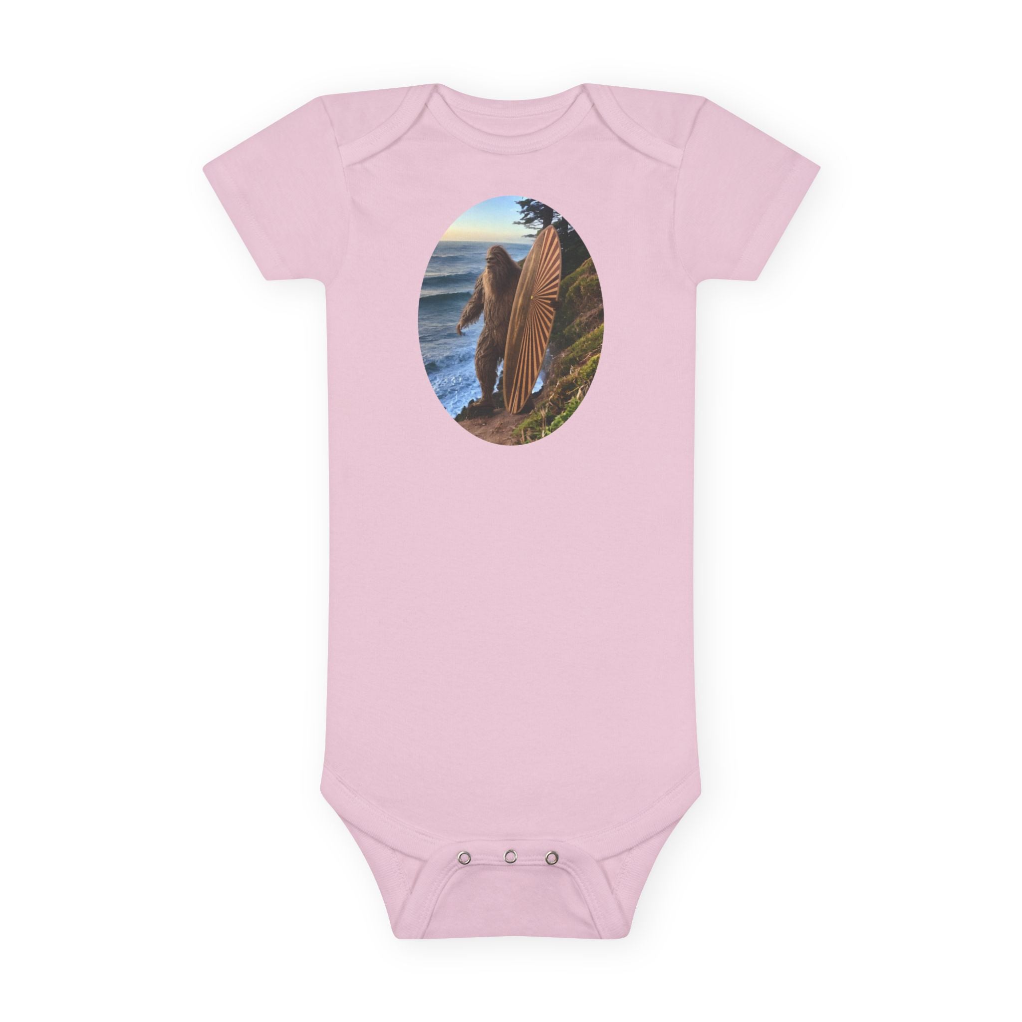 Ventana Real Surfsquatch baby cotton onesie image 2