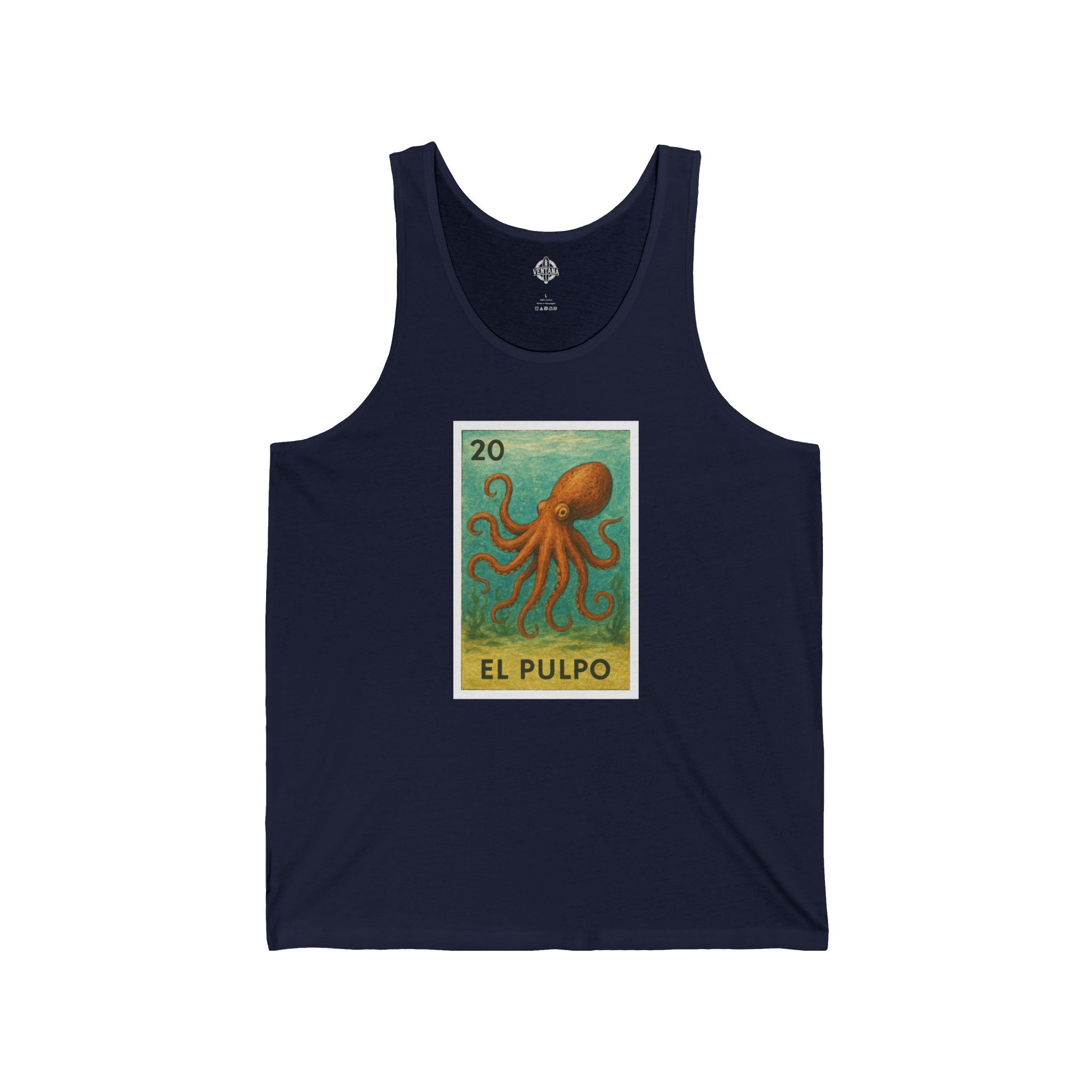 Octopus Lotería jersey tank top image 1