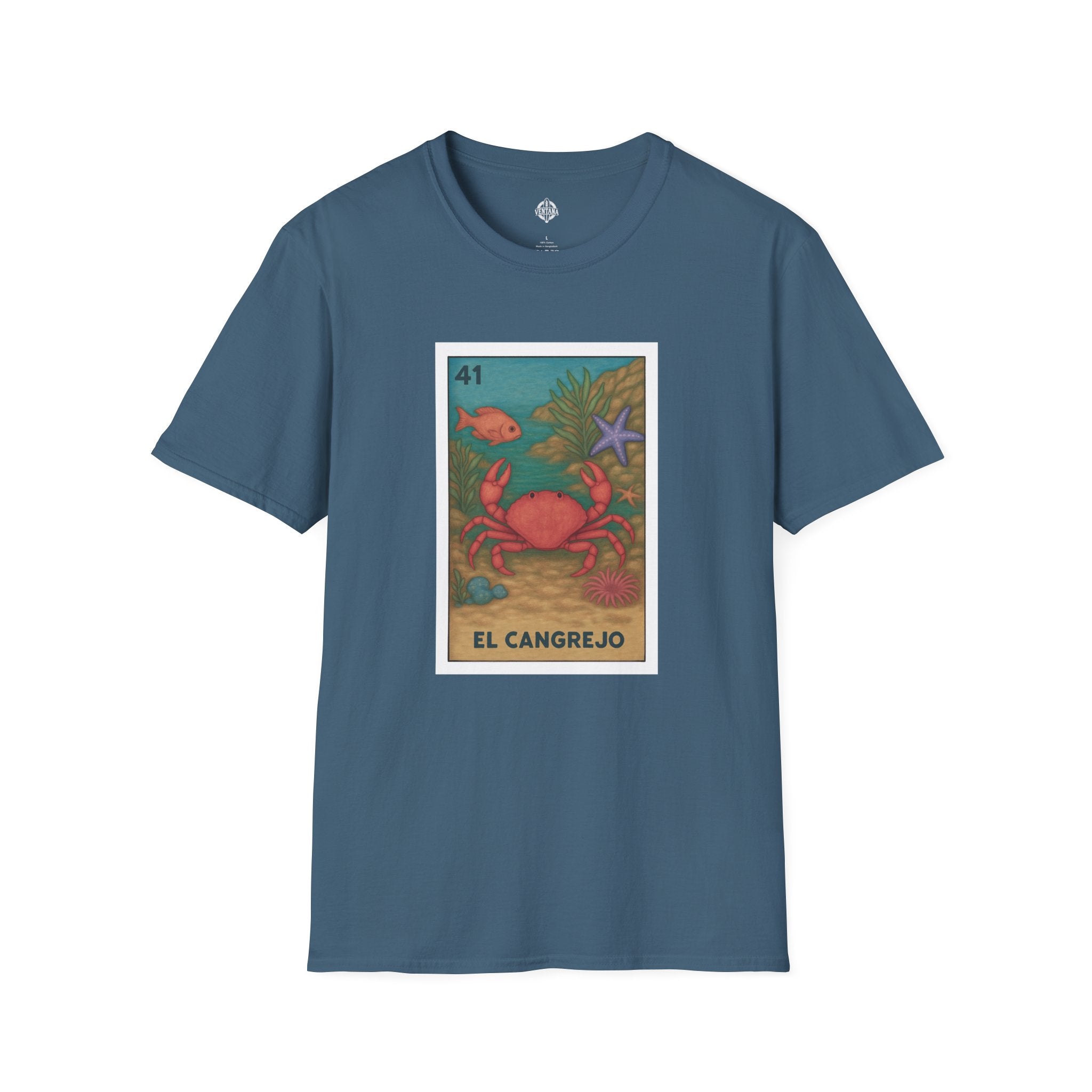 Crab Lotería cotton t-shirt image 3