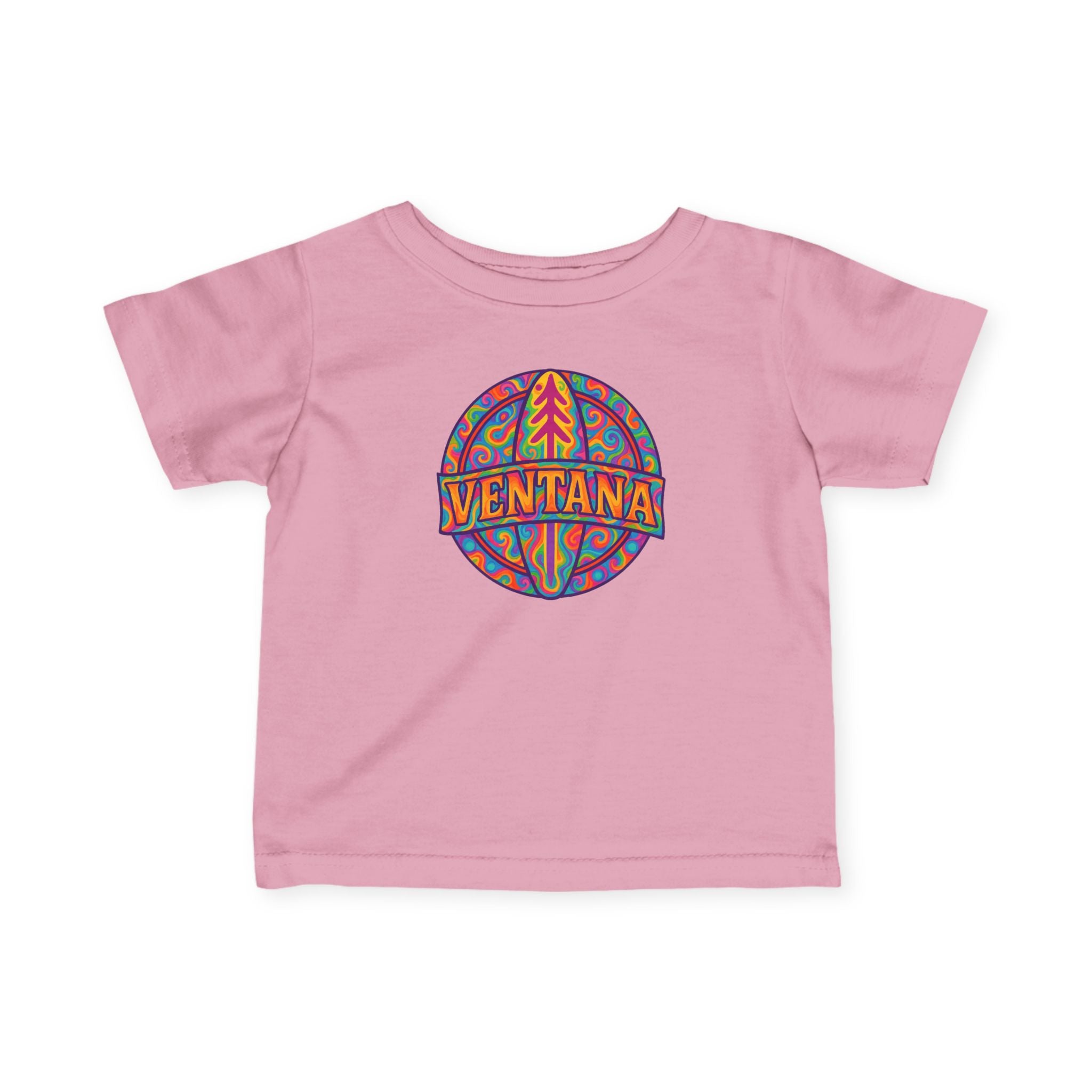 Ventana Psychedelic Treefish Logo infant cotton t-shirt image 2