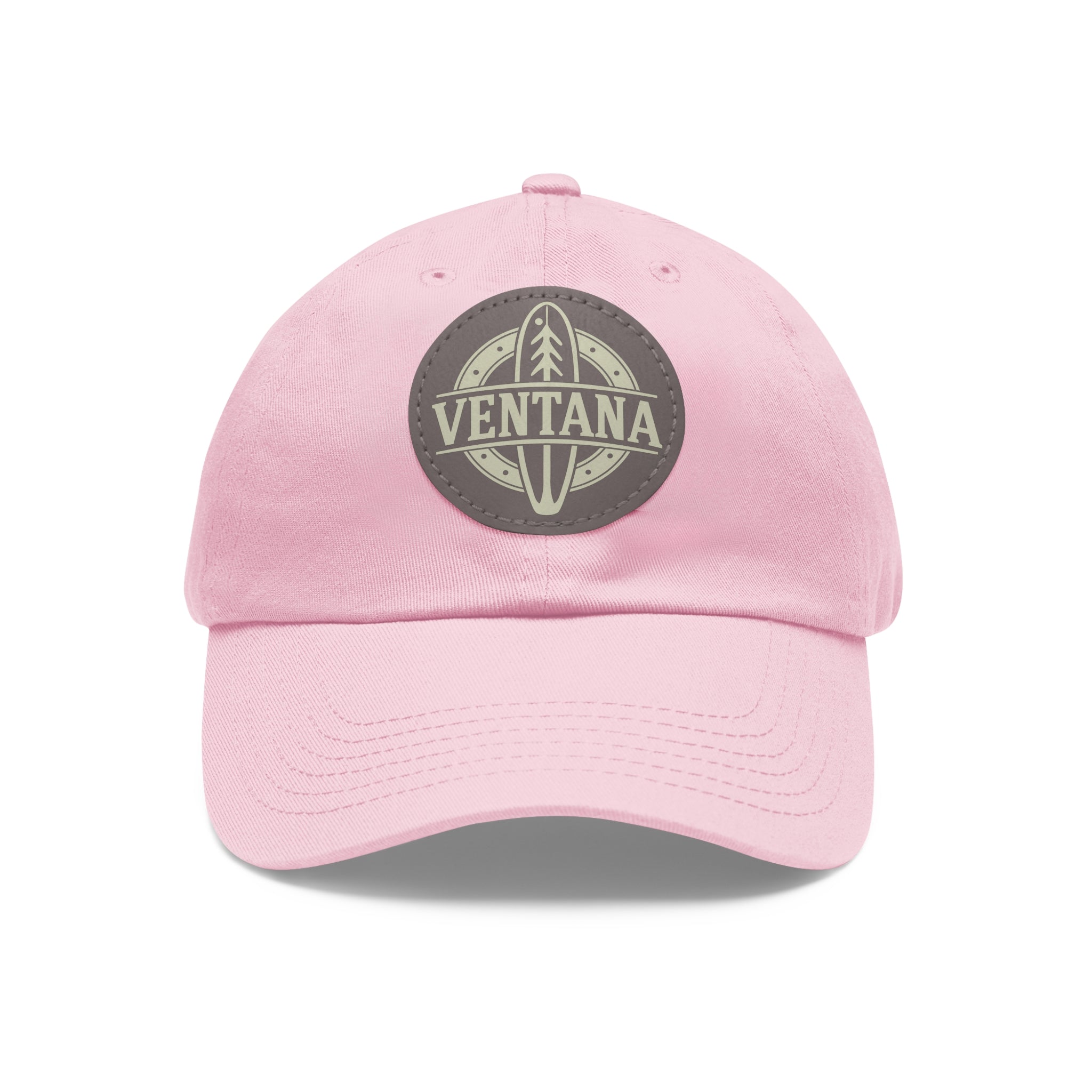 Ventana Treefish Logo Vegan Leather Patch Hat