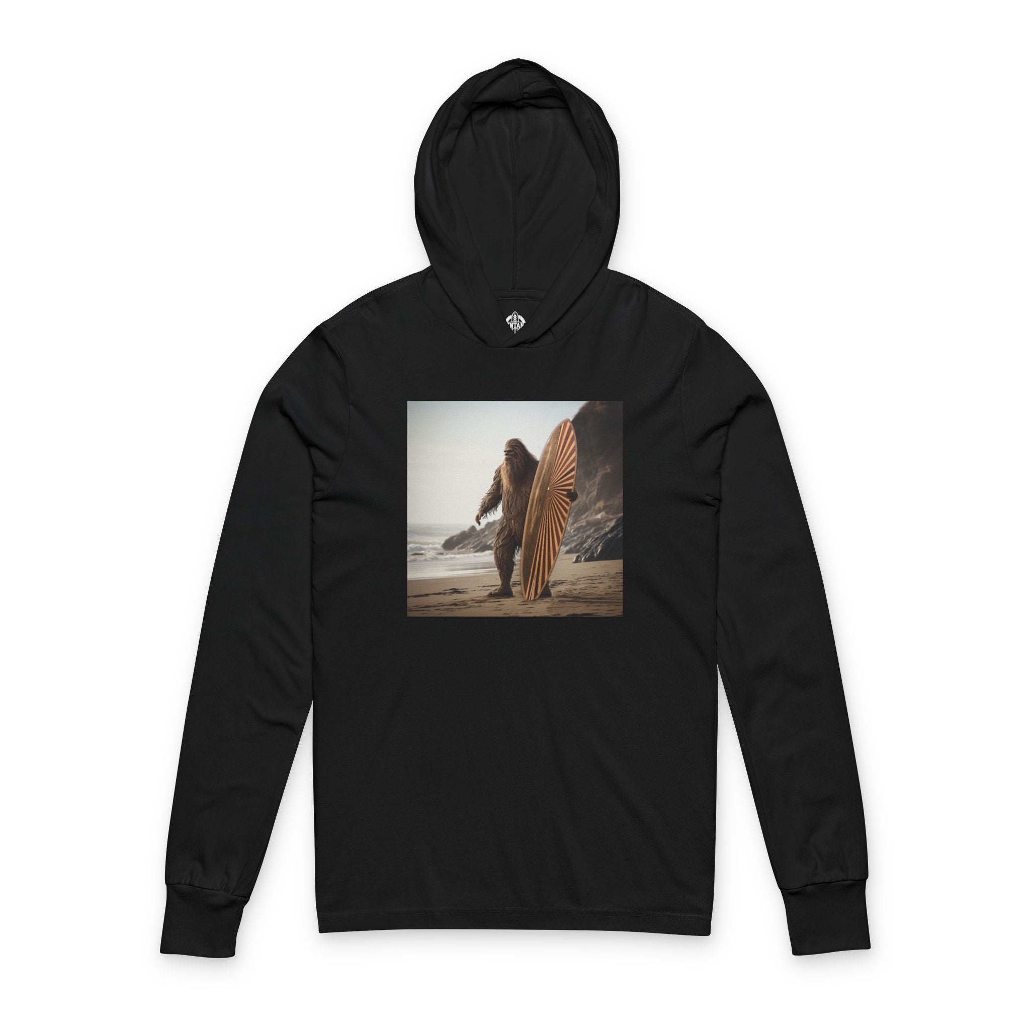 Ventana Real Surfsquatch cotton hooded long sleeve t-shirt image 4