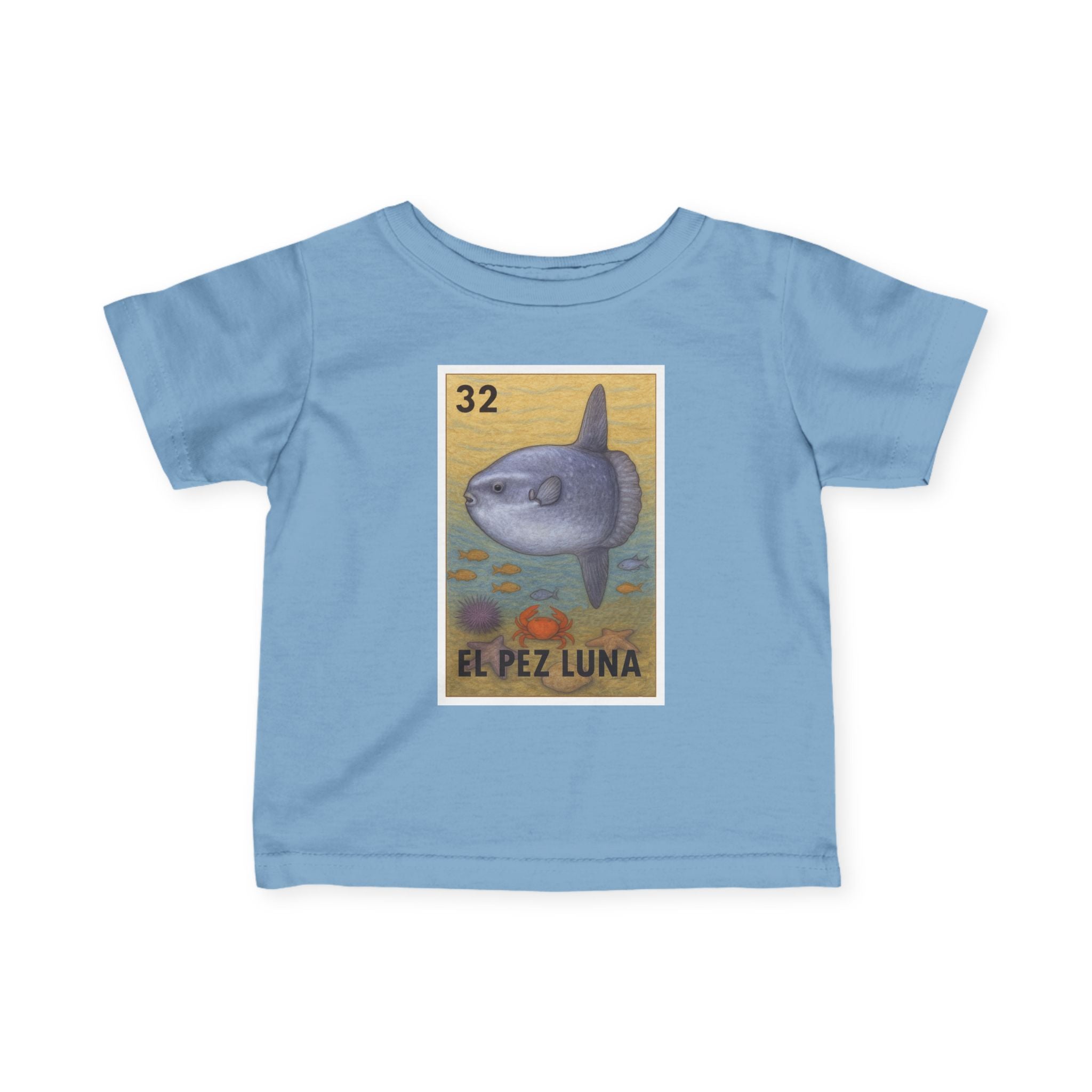 Sunfish Lotería - Infant 100% Cotton T-Shirt (El Pez Luna)
