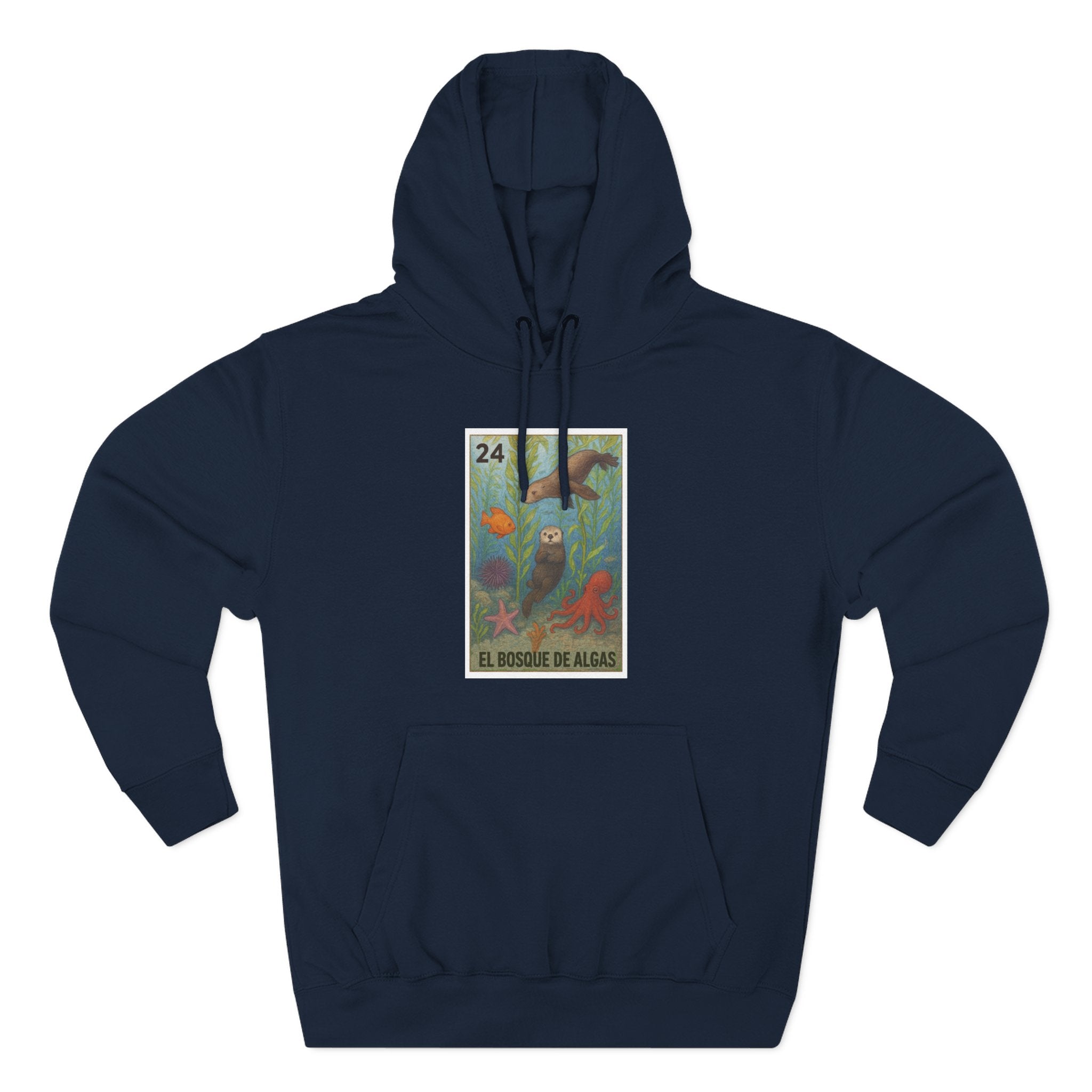 Kelp Forest Lotería fleece hoodie image 1