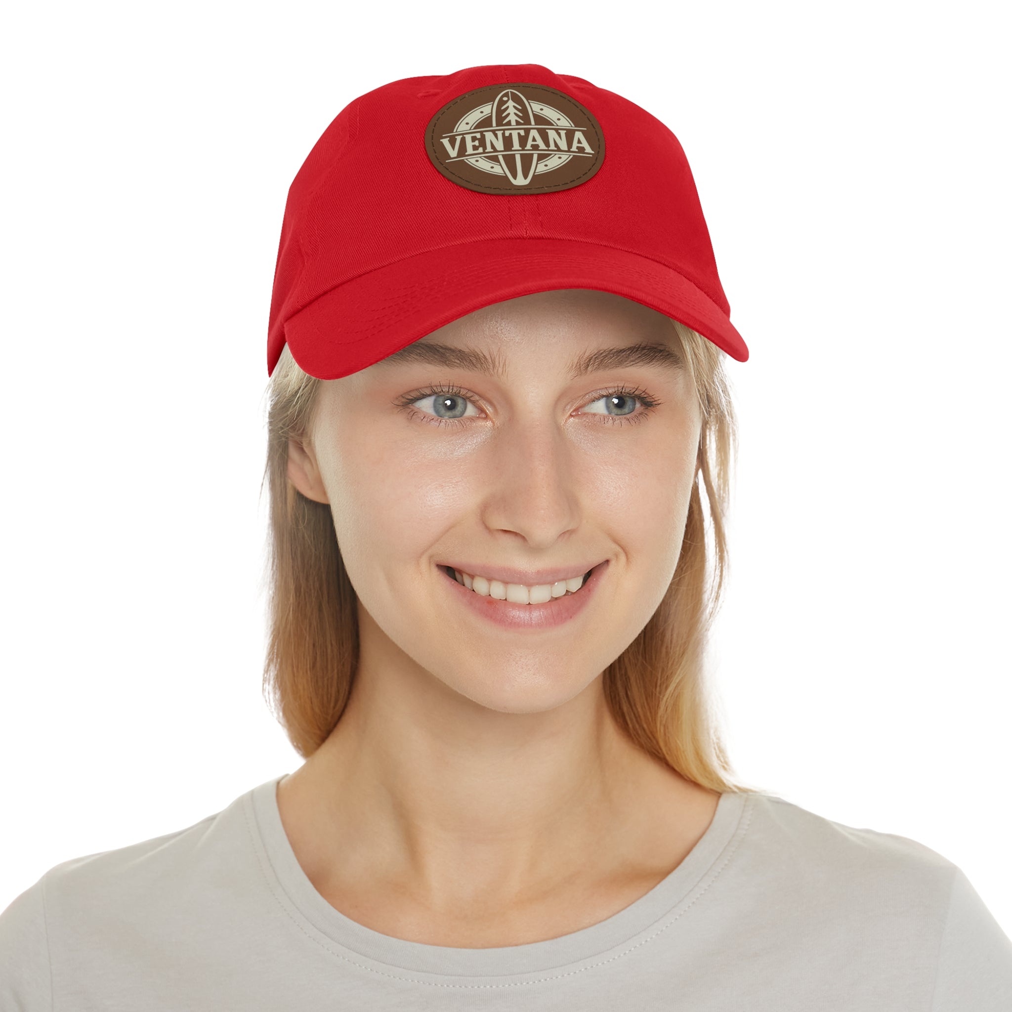 Ventana Treefish Logo Vegan Leather Patch Hat