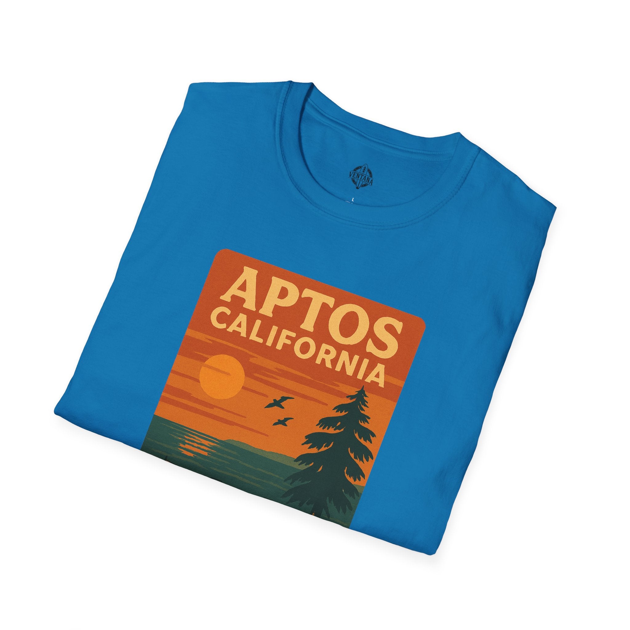 Aptos California Sunset Unisex - U.S. Cotton T-Shirt