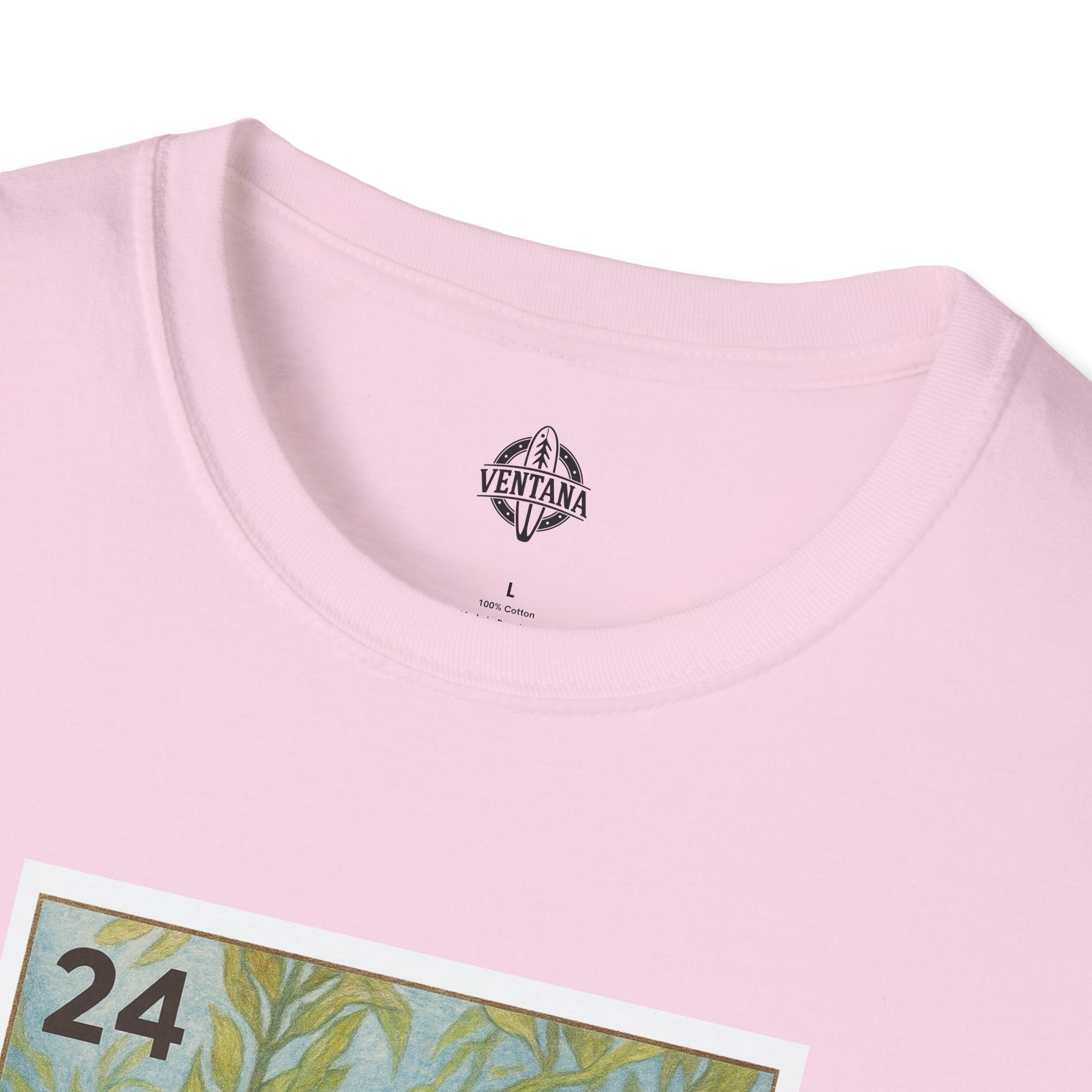 Kelp Forest Lotería Unisex - Soft Style U.S. Cotton T-Shirt (El Bosque de Algas)