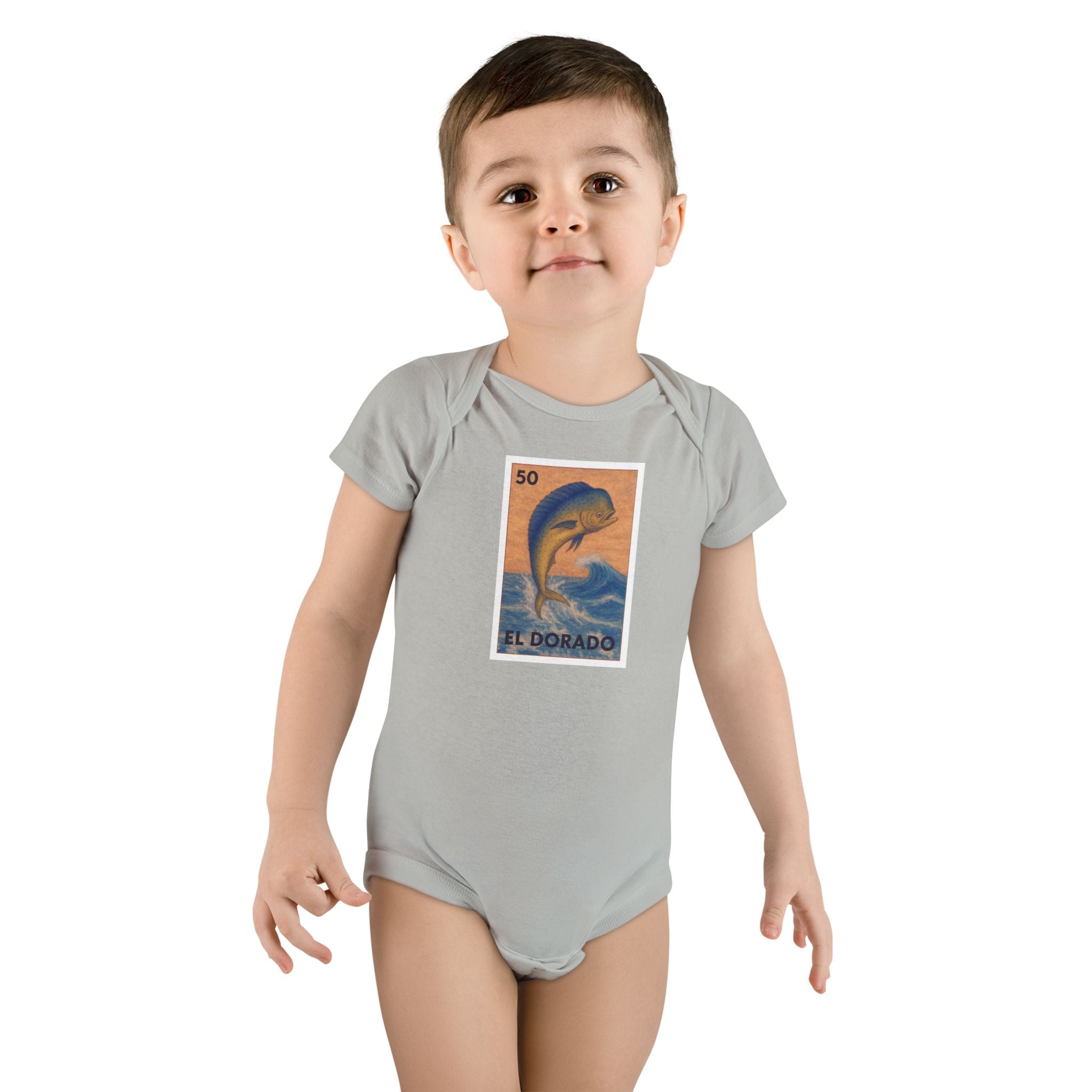 Dorado Lotería baby cotton onesie image 9