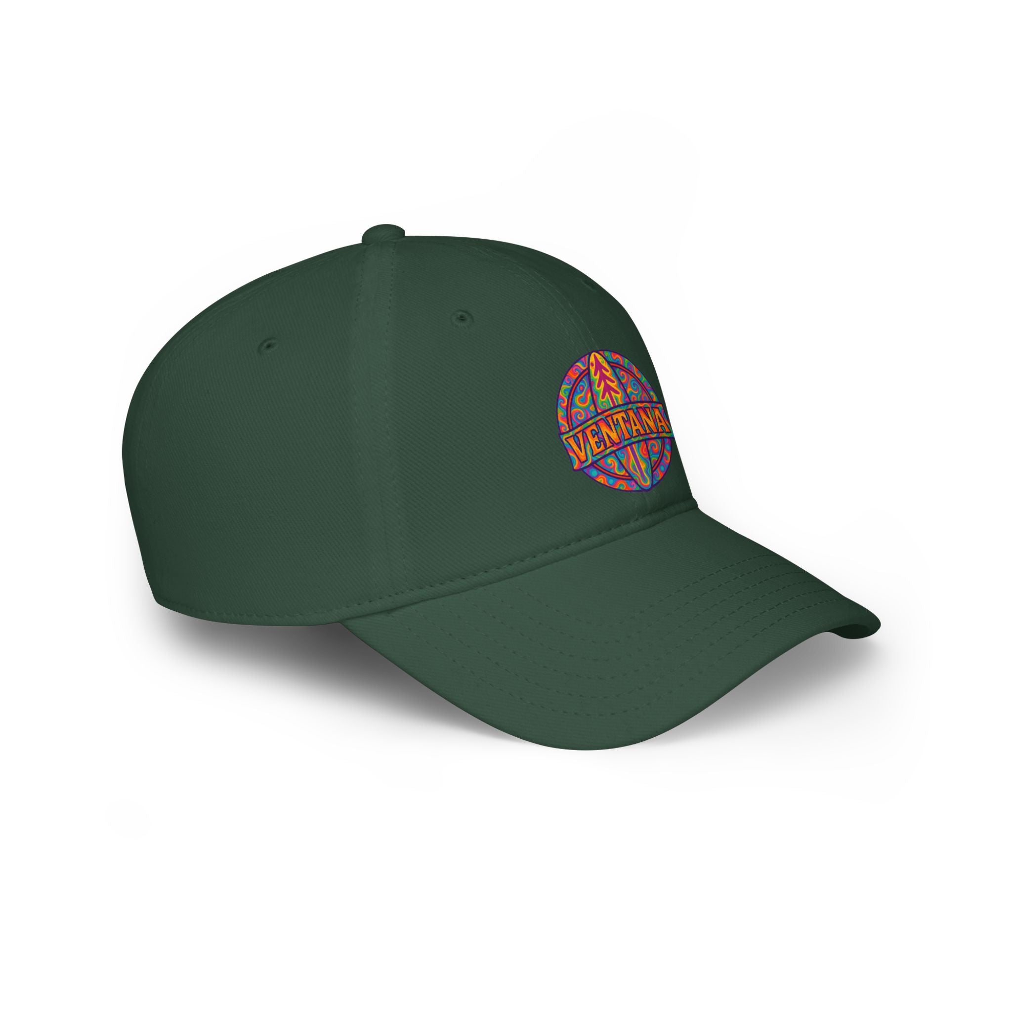 Ventana Psychedelic Treefish Logo - 100% Cotton Baseball Cap