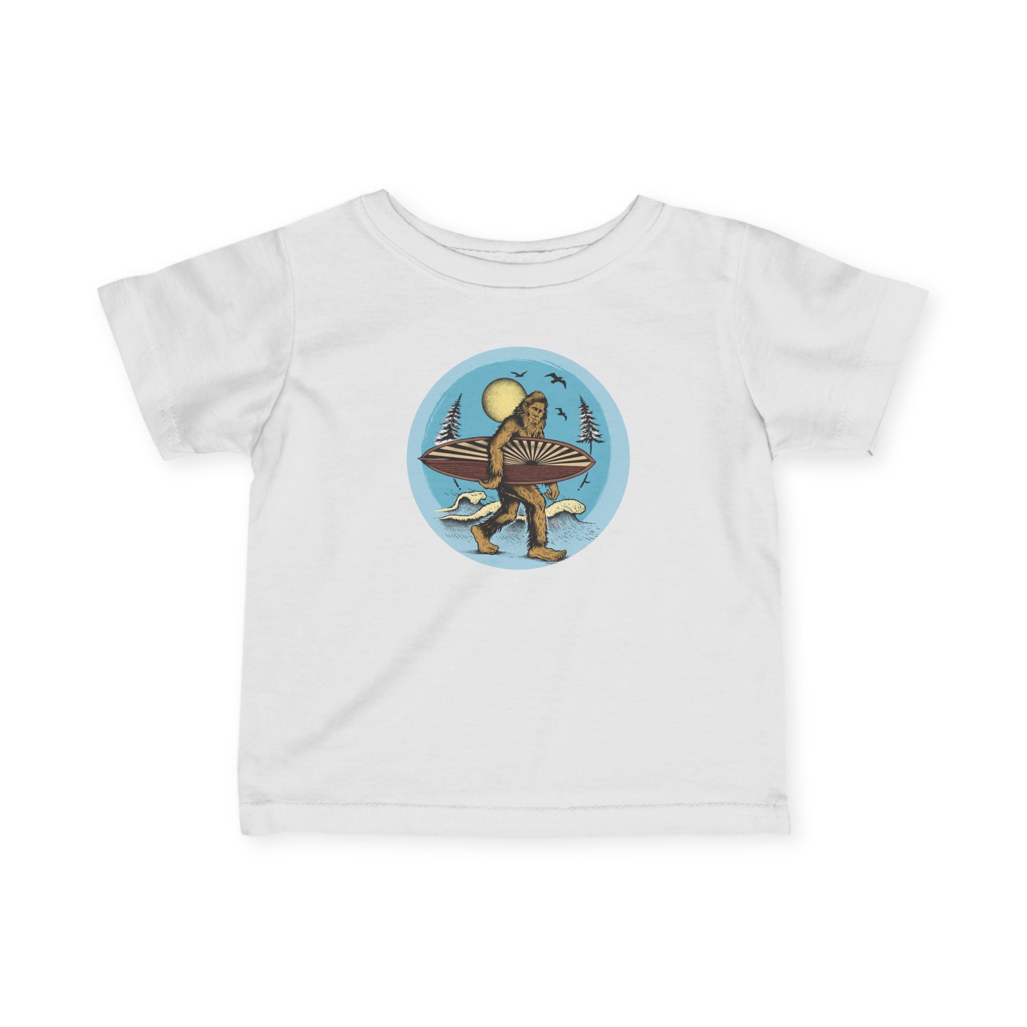 Ventana Surfsquatch by Thiago Bianchini infant cotton t-shirt image 20