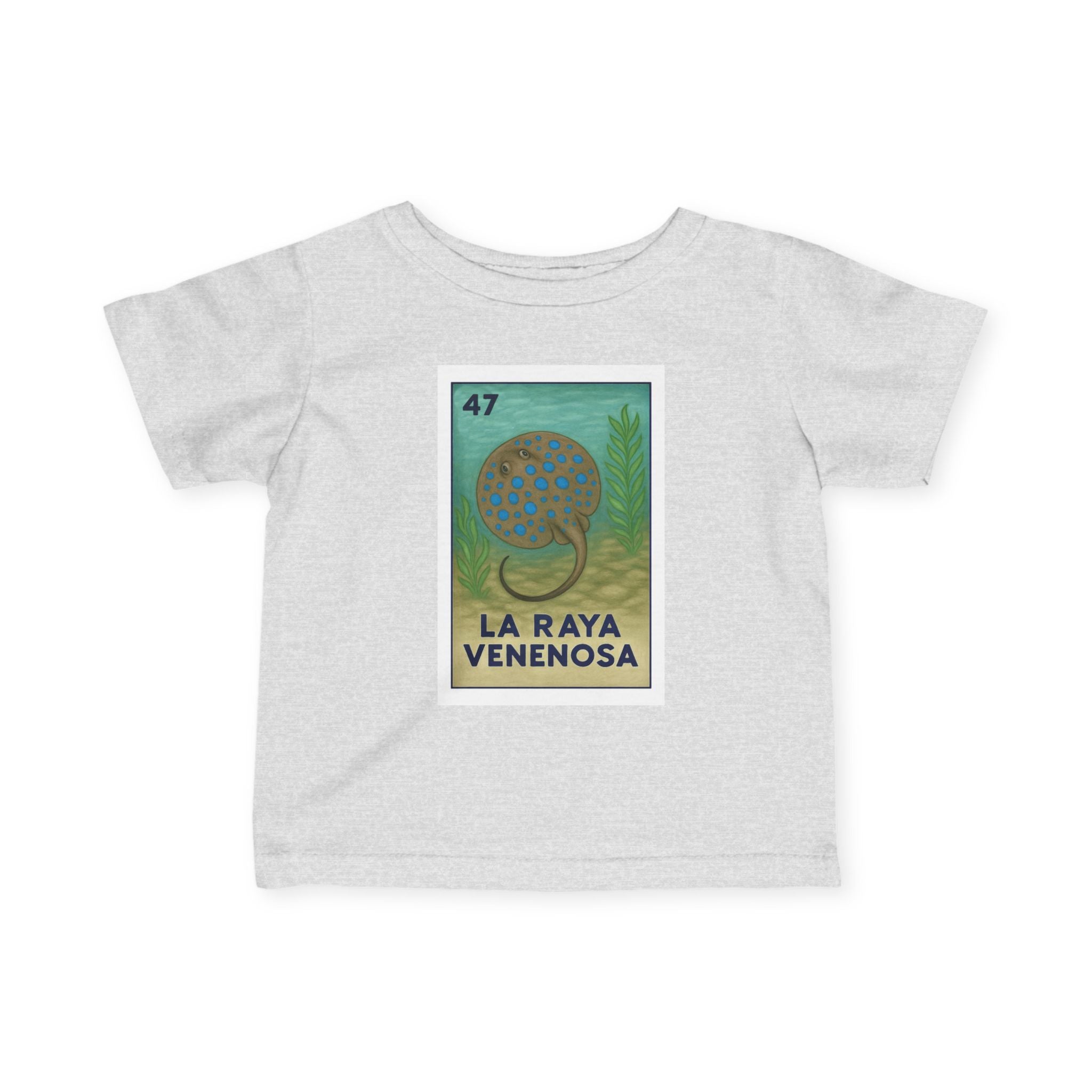 Stingray Lotería infant cotton t-shirt image 5