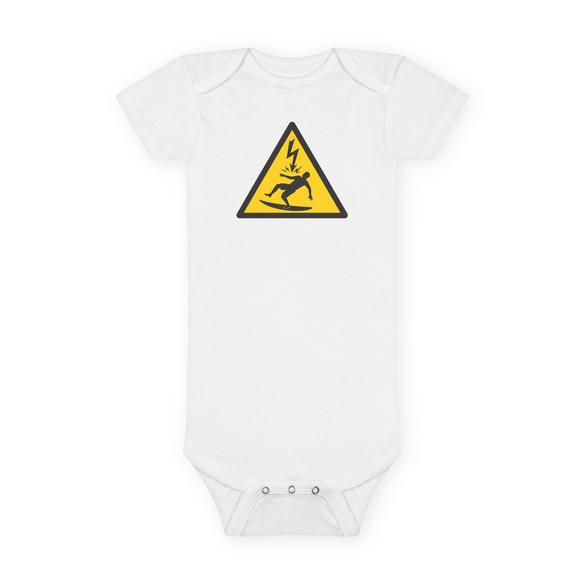 Electric Surfer baby cotton onesie image 3