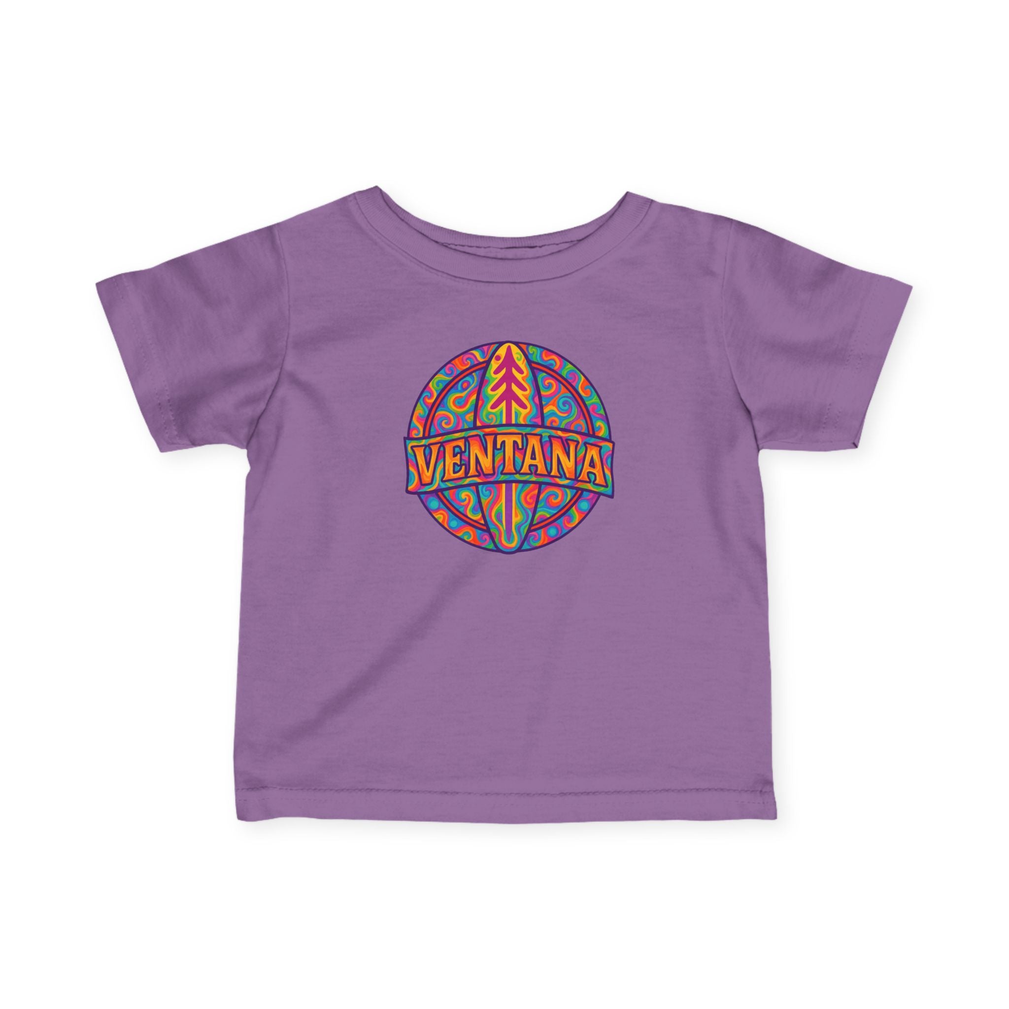 Ventana Psychedelic Treefish Logo infant cotton t-shirt image 16