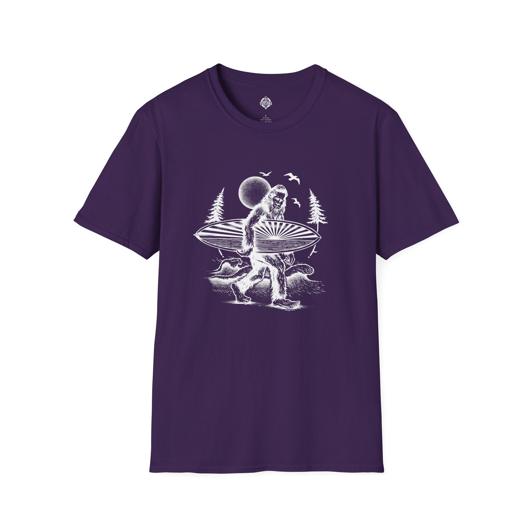 Ventana Surfsquatch by Thiago Bianchini cotton t-shirt image 14