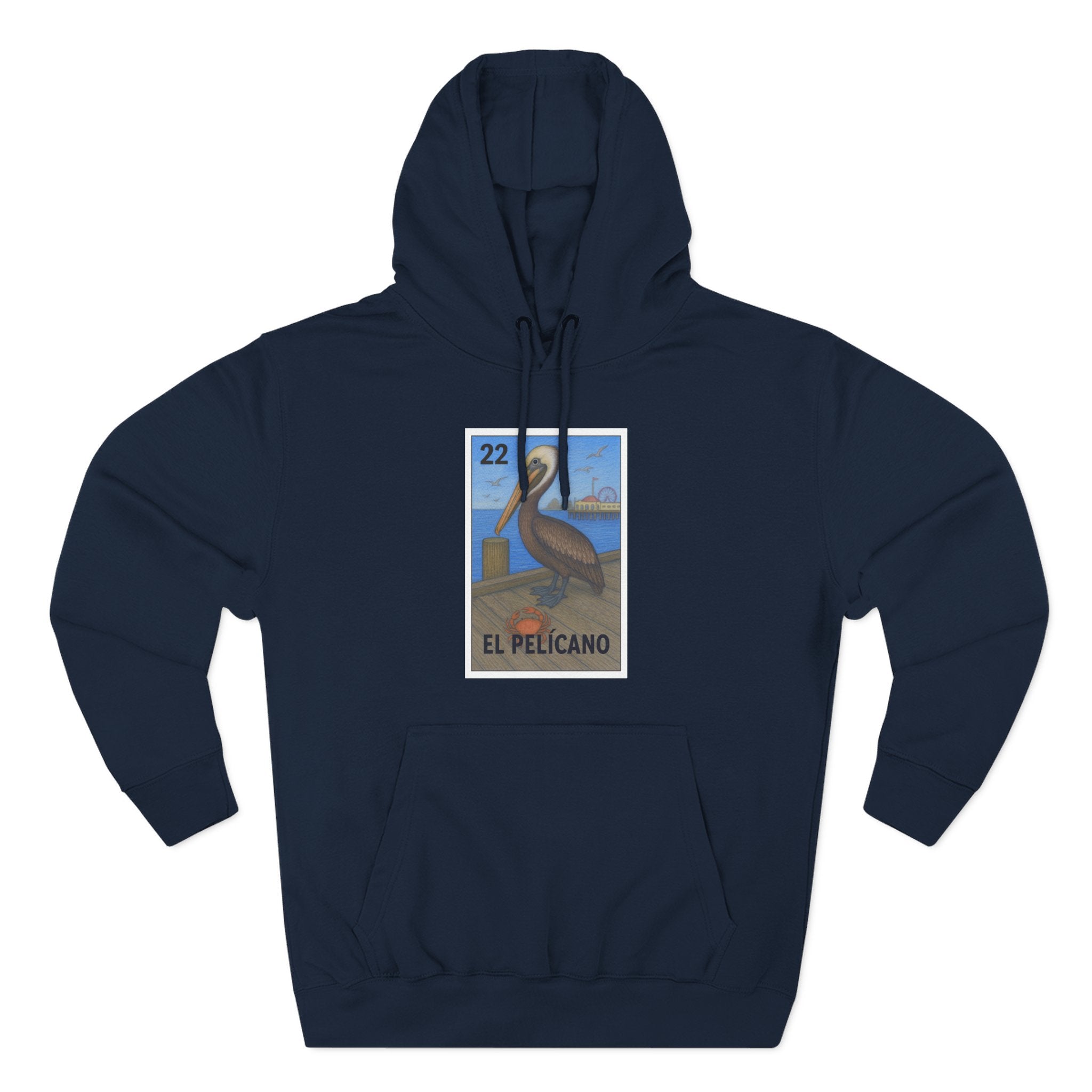 Pelican Loteria fleece hoodie product image 1
