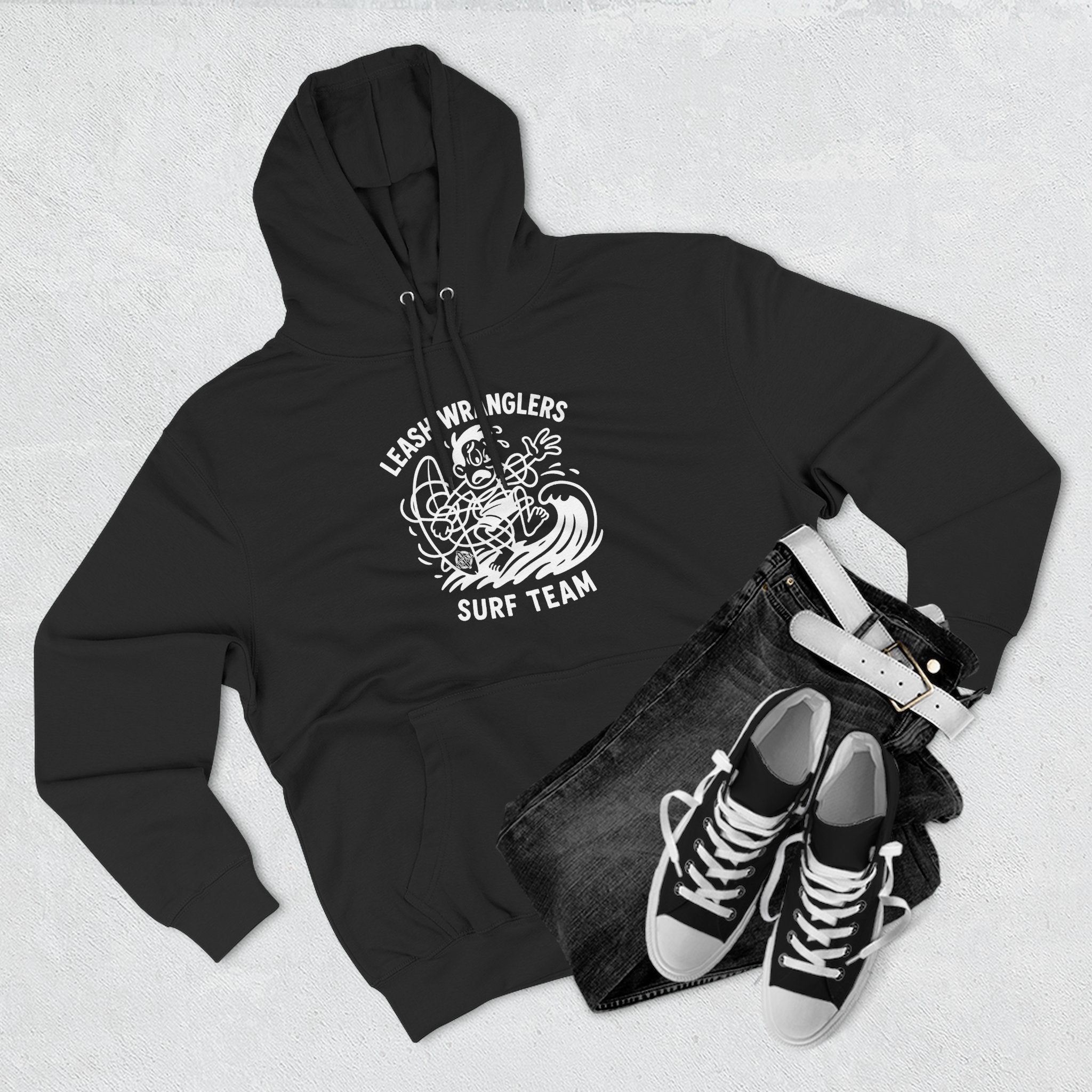 Leash Wranglers Surf Team Fleece Hoodie