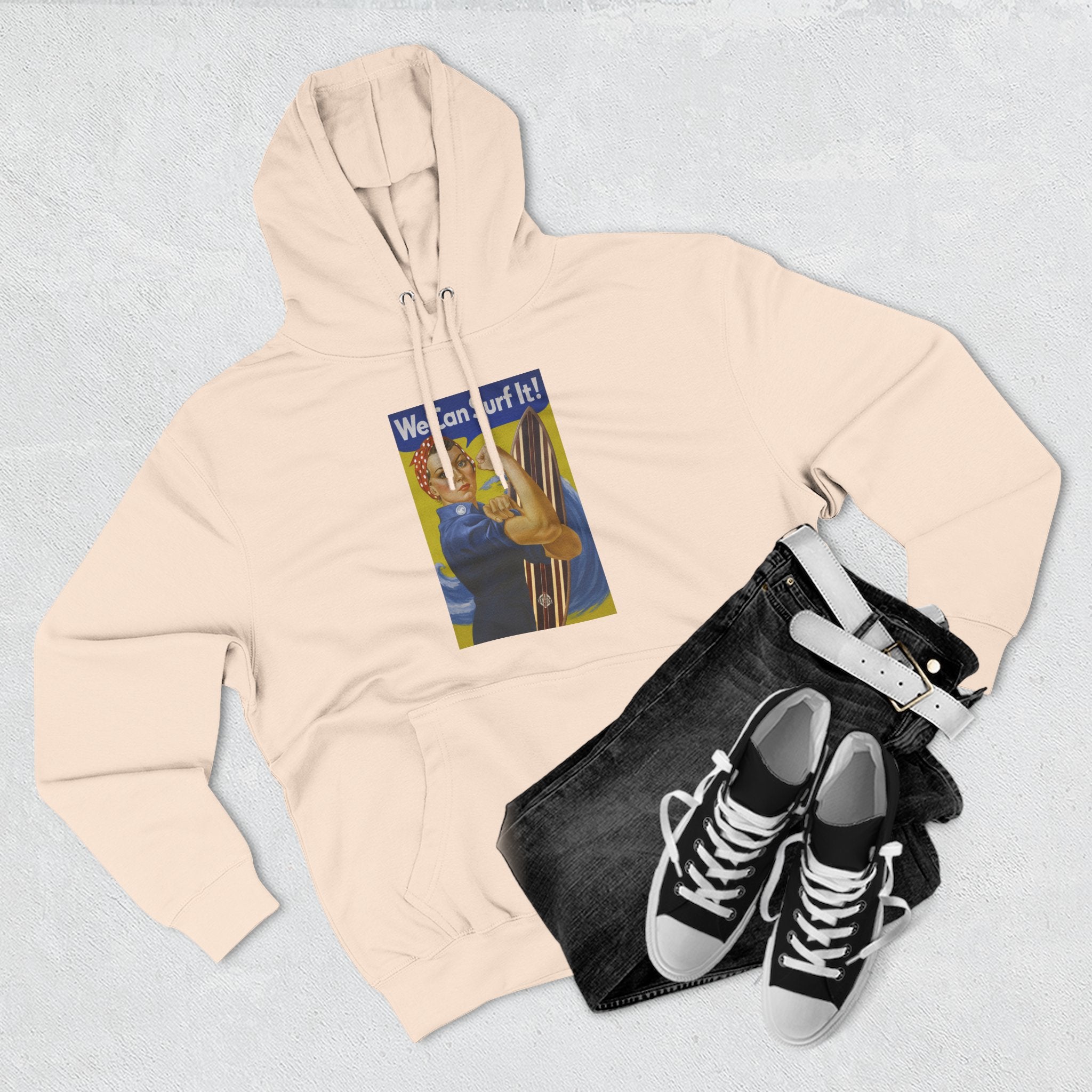 Rosie the Surfer Fleece Hoodie